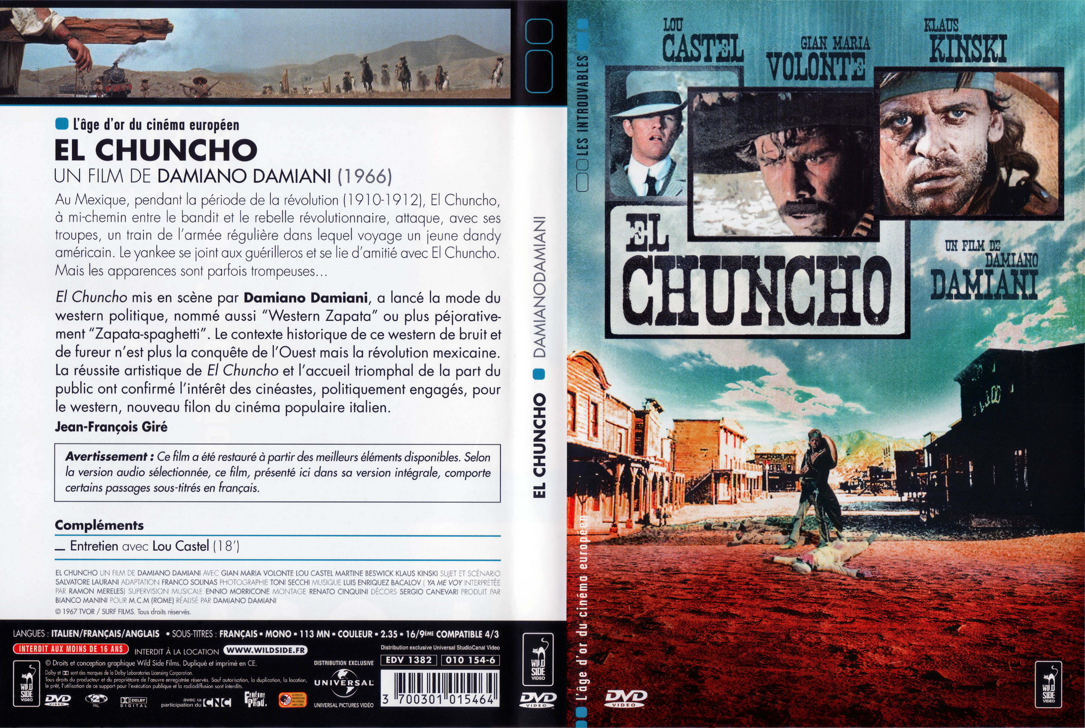 Jaquette DVD El Chuncho v3