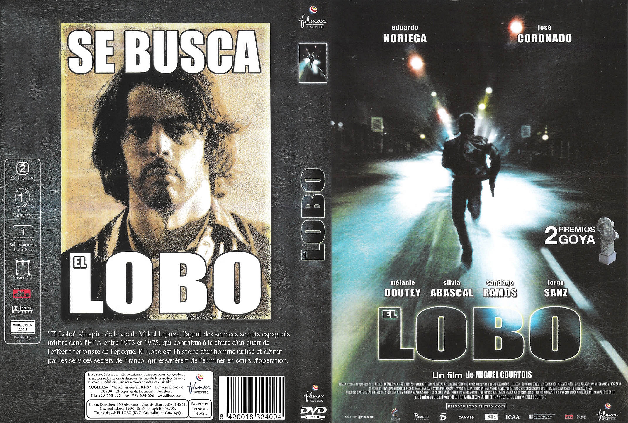 Jaquette DVD El Lobo