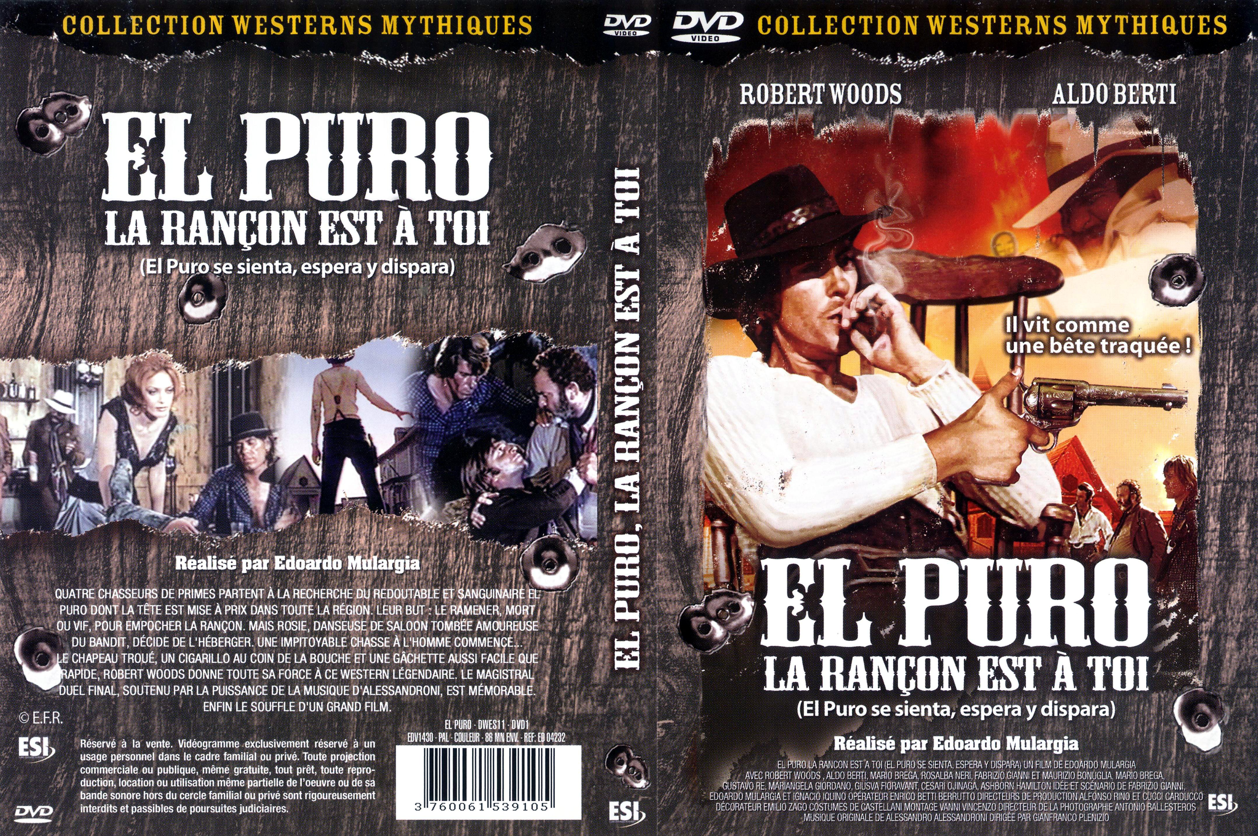 Jaquette DVD El Puro la rancon est a toi v2