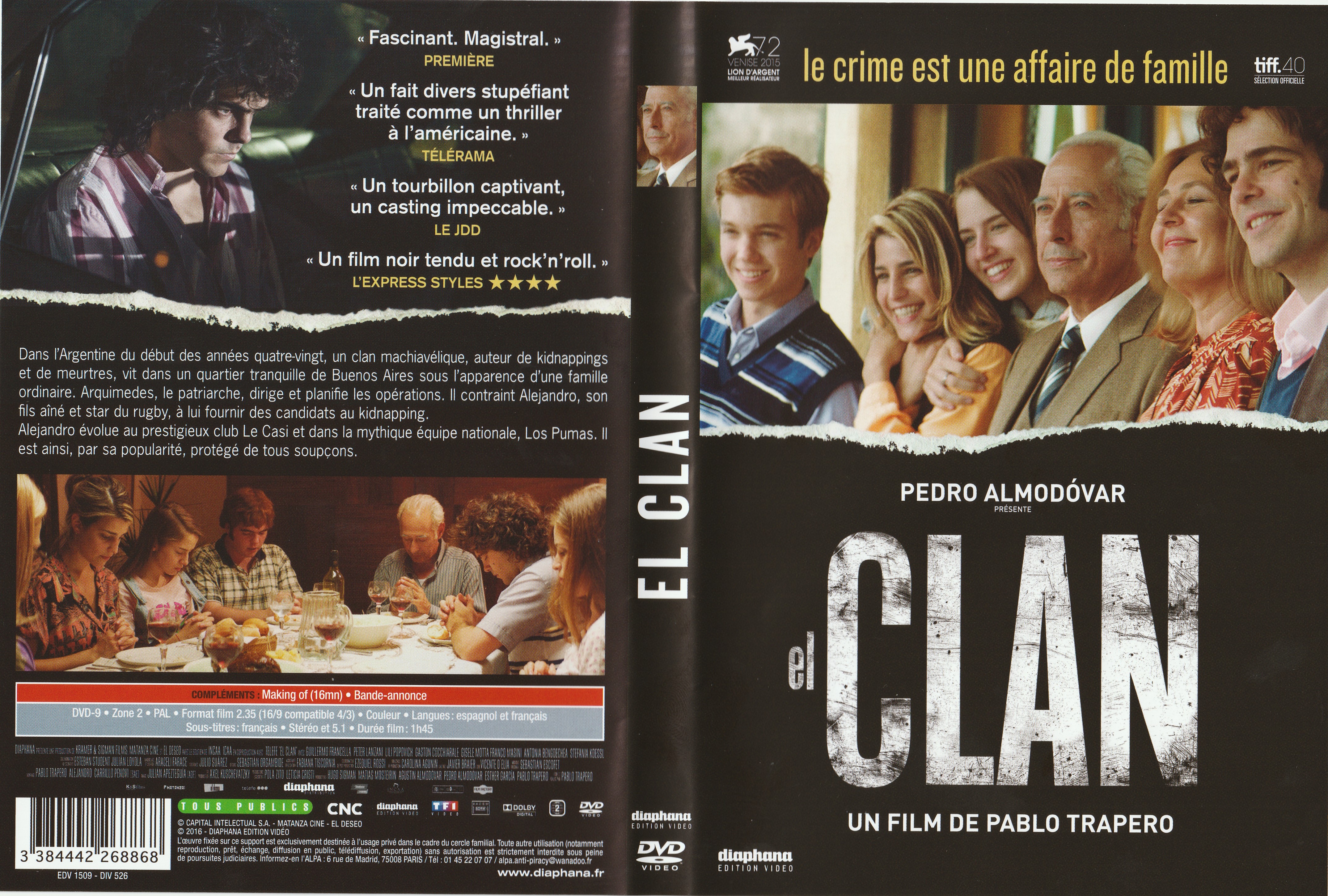 Jaquette DVD El clan