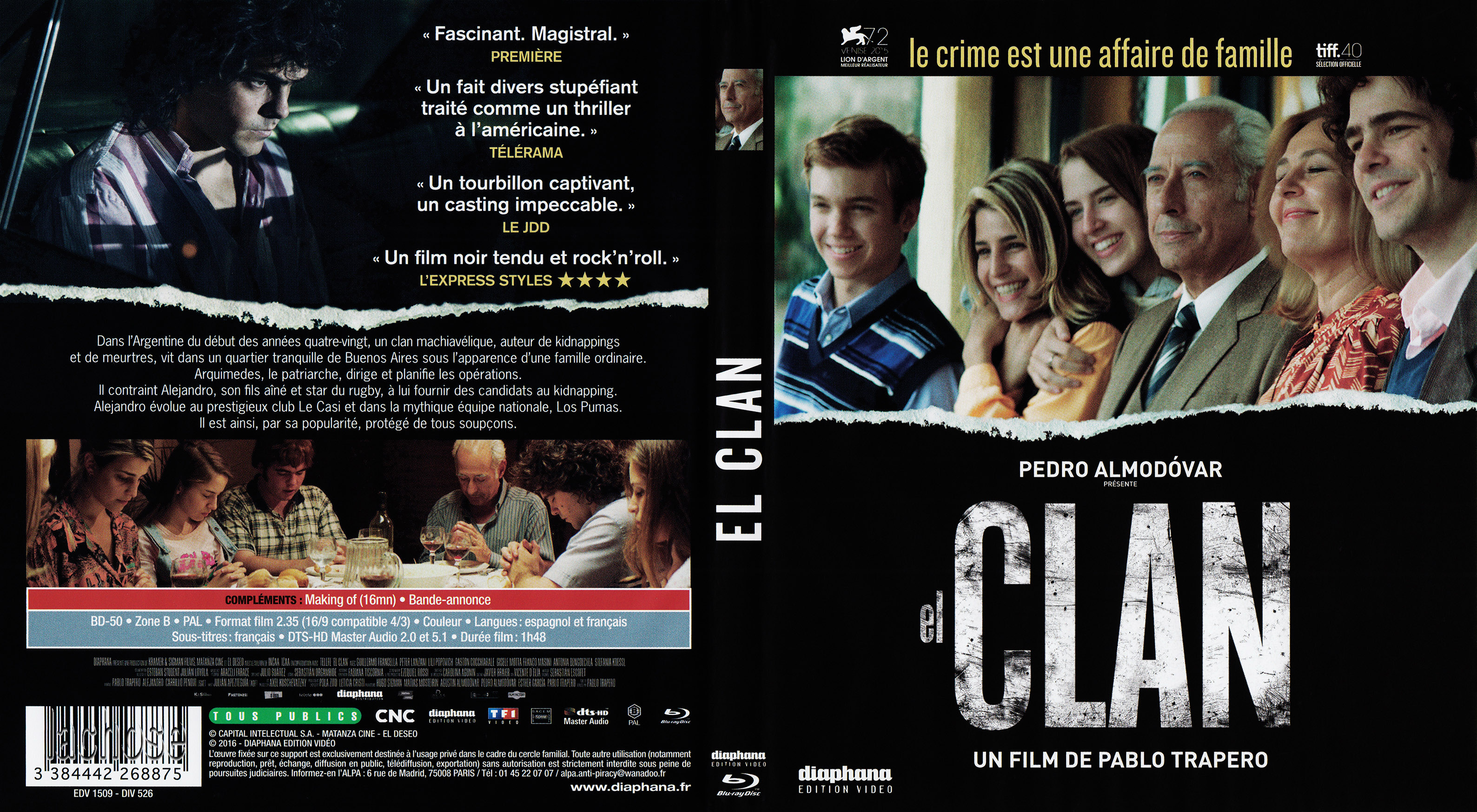 Jaquette DVD El clan (BLU-RAY)
