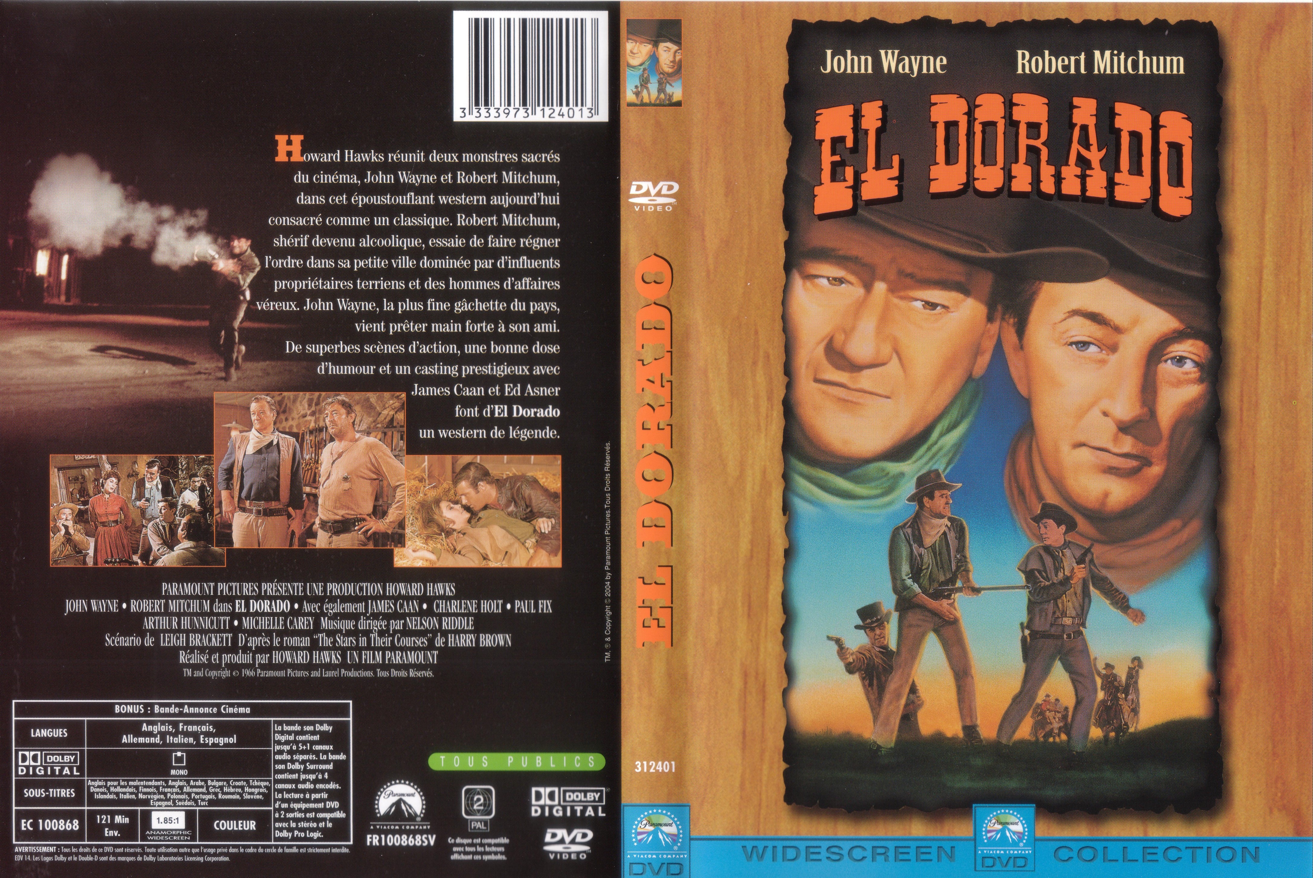 Jaquette DVD El dorado