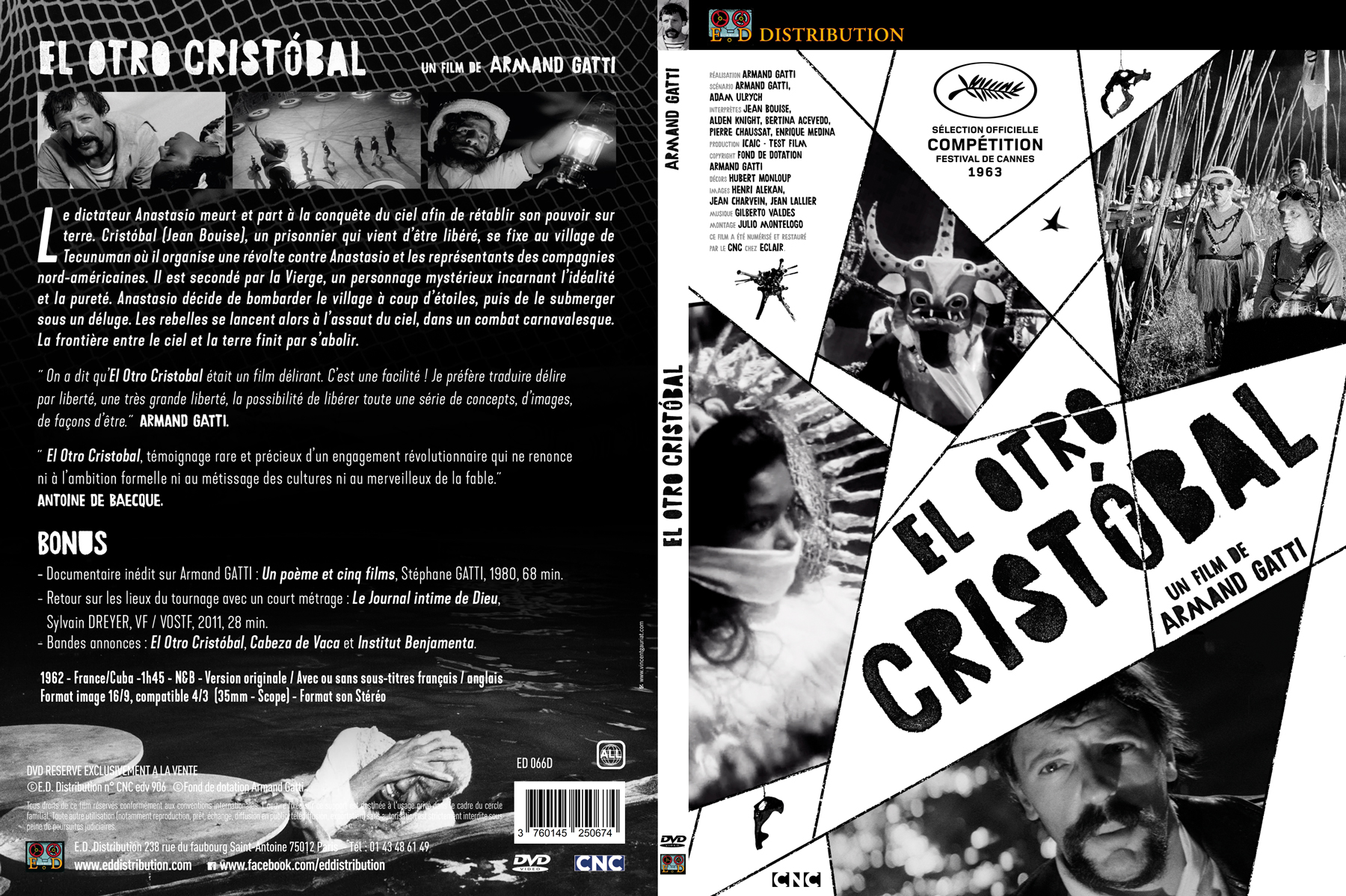 Jaquette DVD El otro cristobal