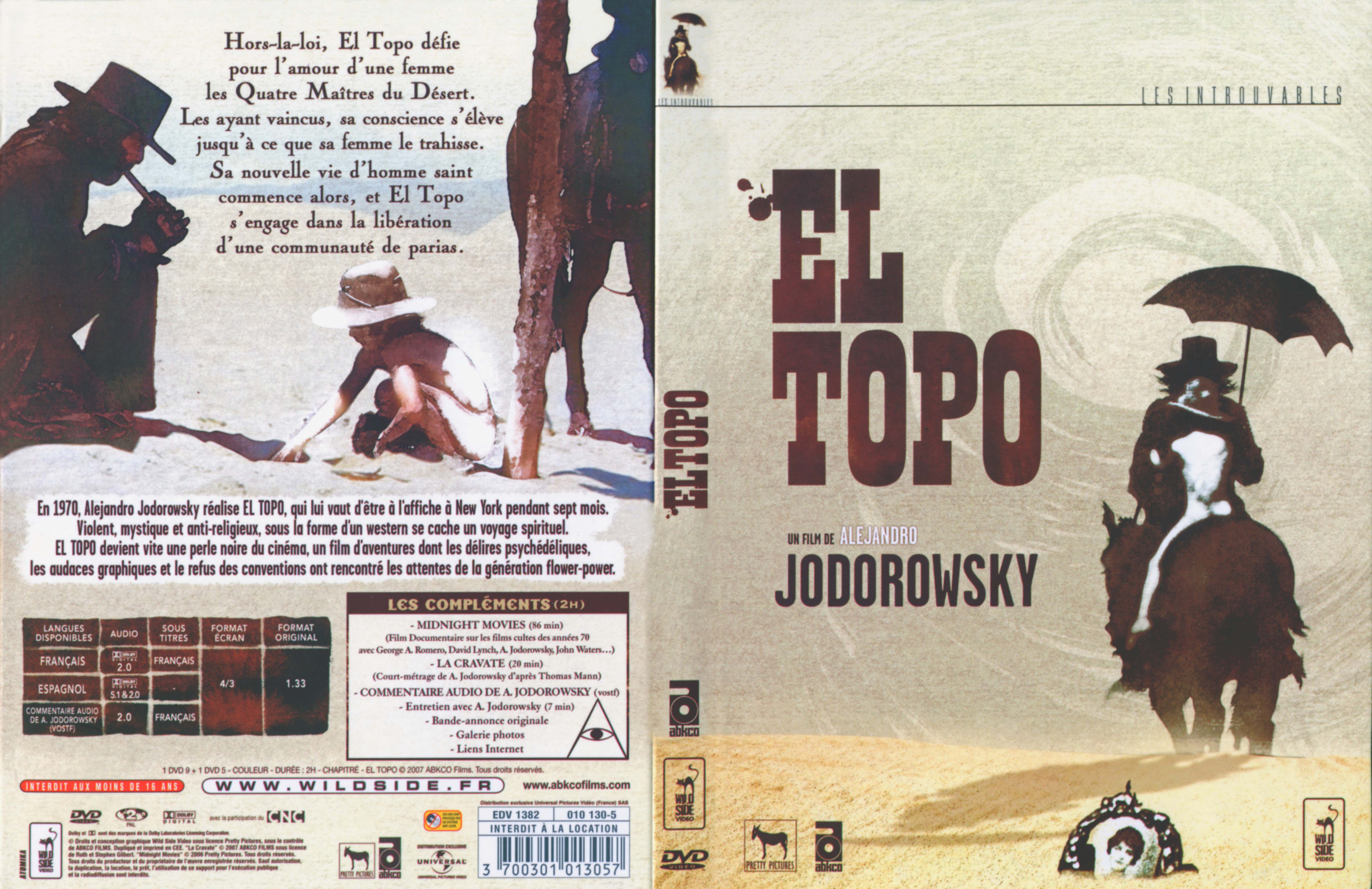 Jaquette DVD El topo