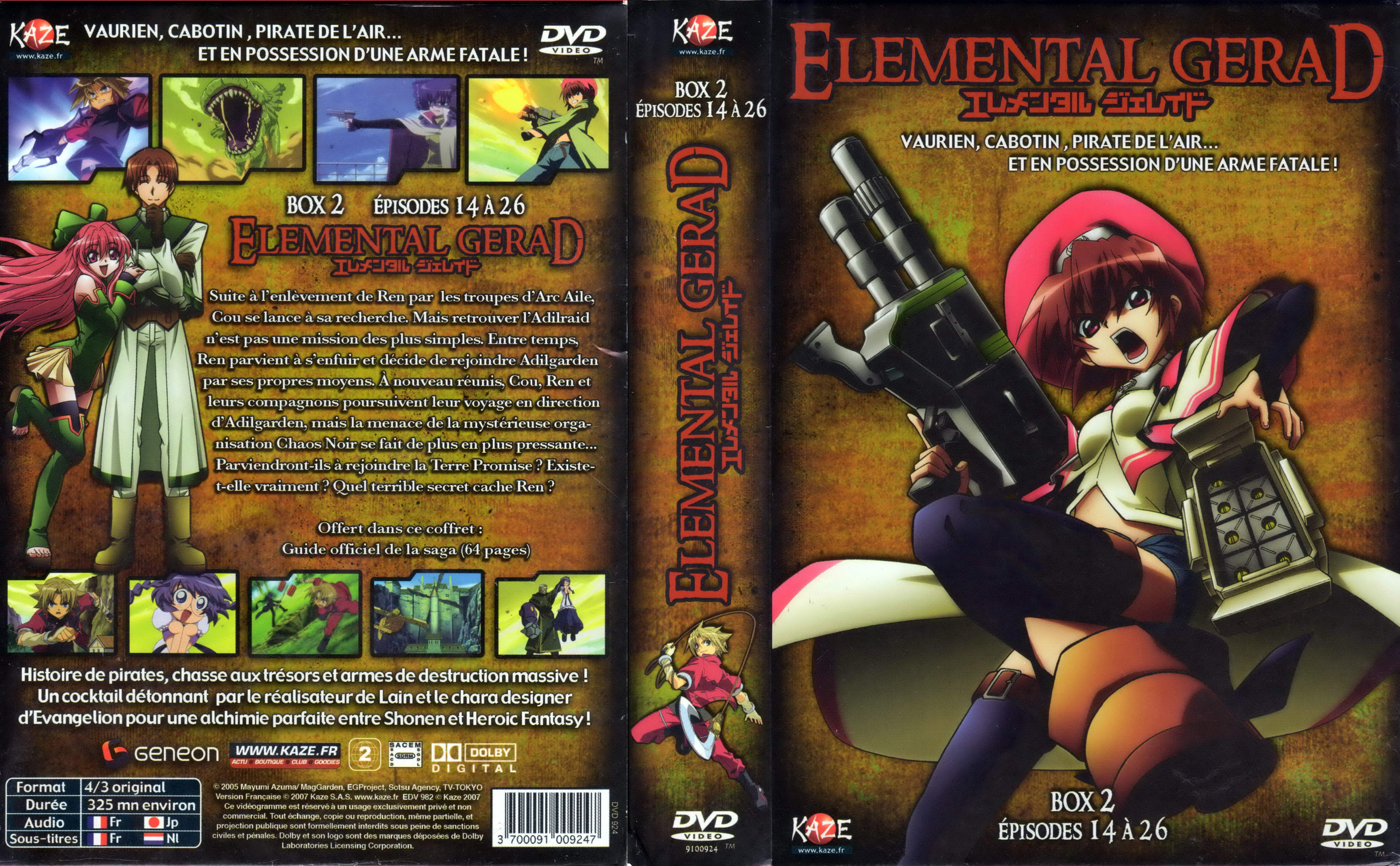 Jaquette DVD Elemental Gerad COFFRET 2