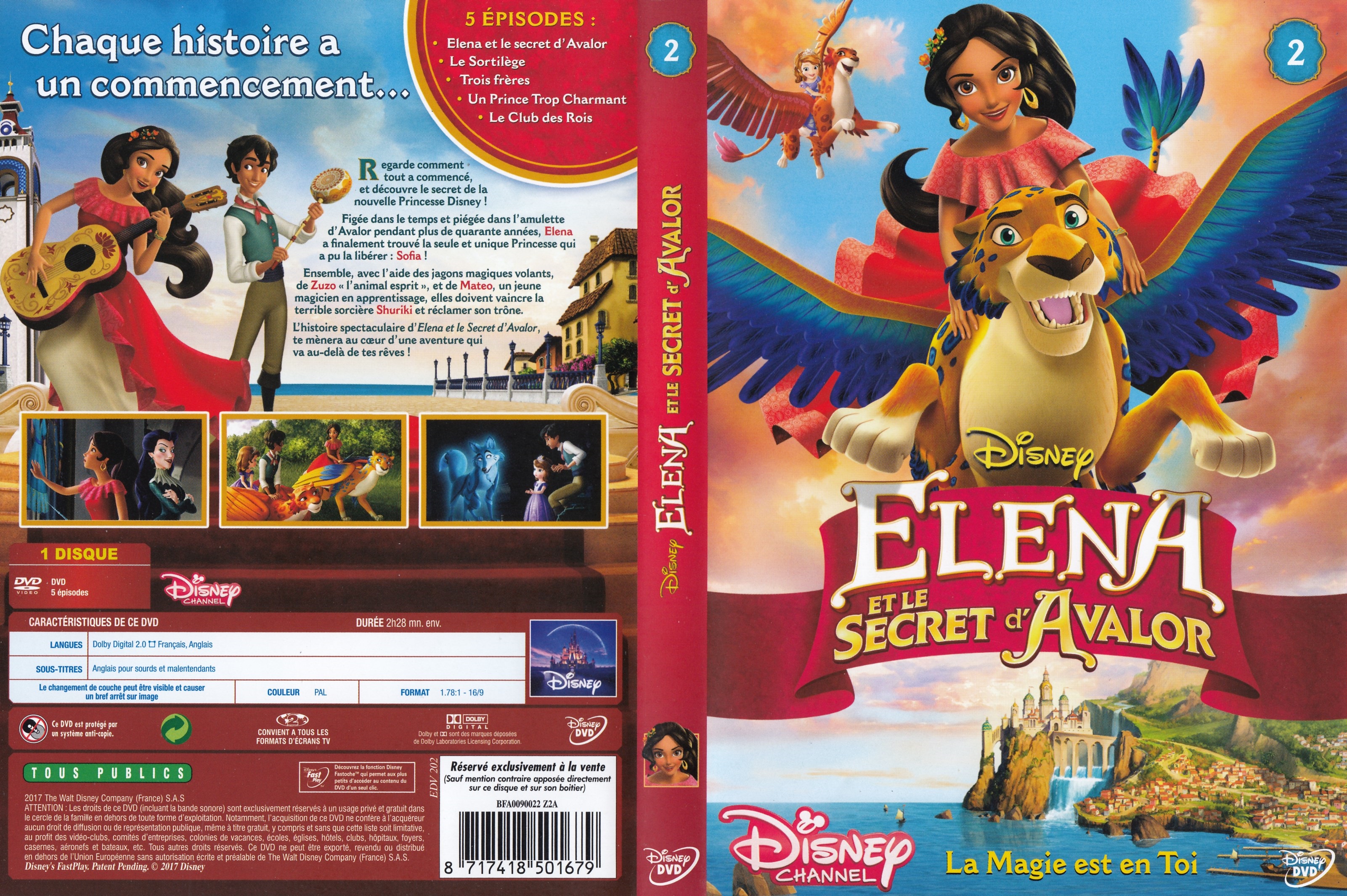 Jaquette DVD Elena et le secret d