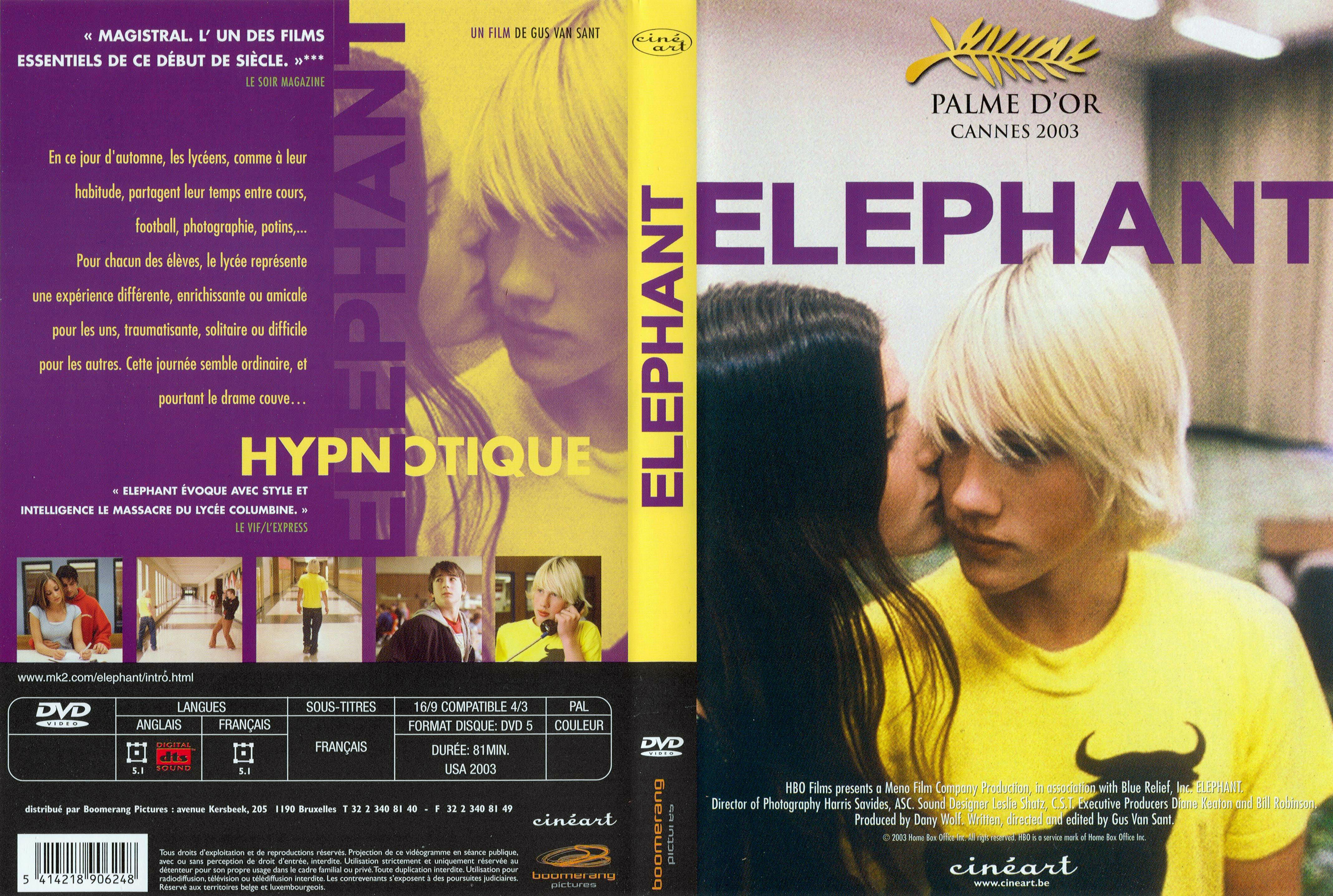 Jaquette DVD Elephant