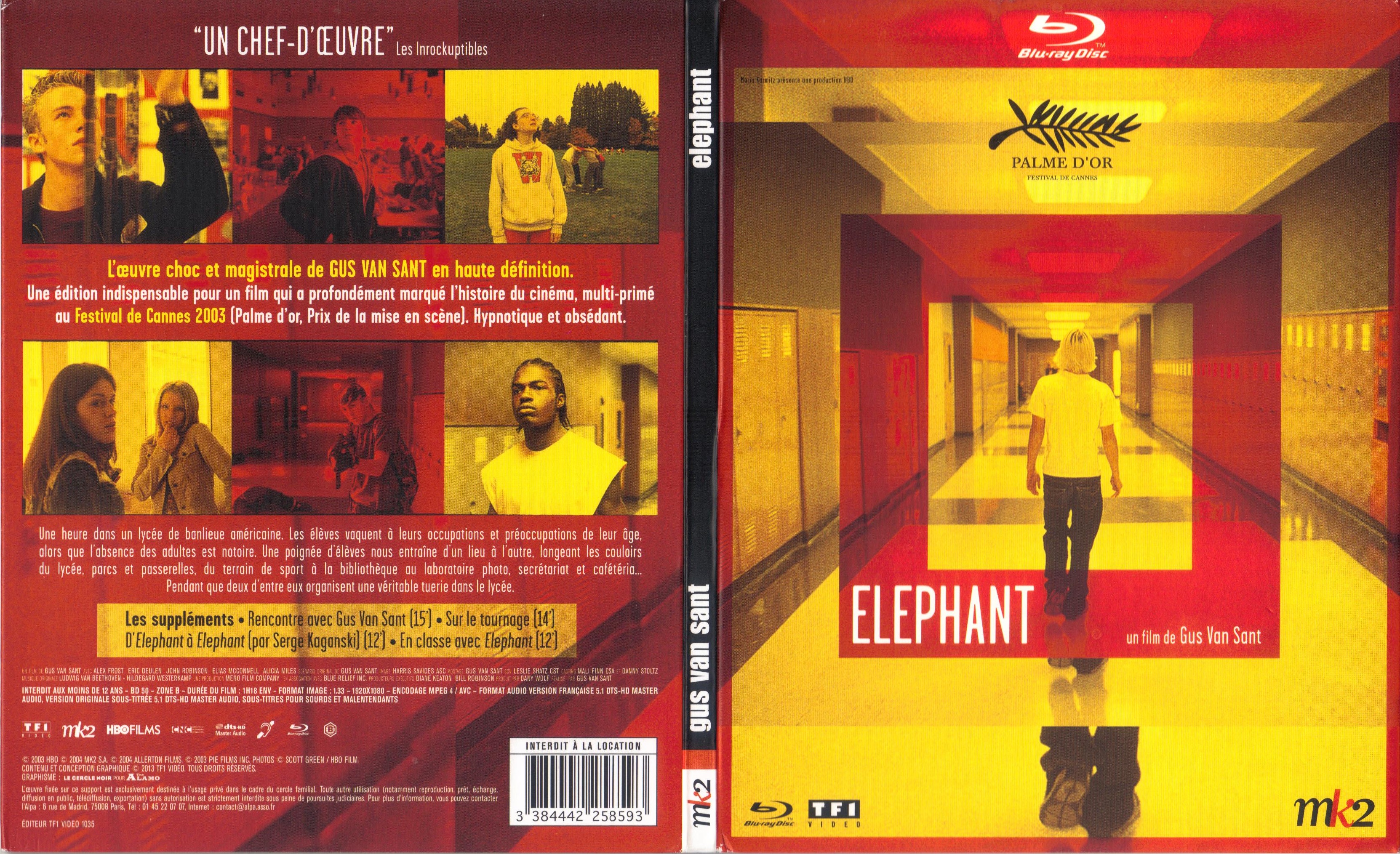 Jaquette DVD Elephant (BLU-RAY)