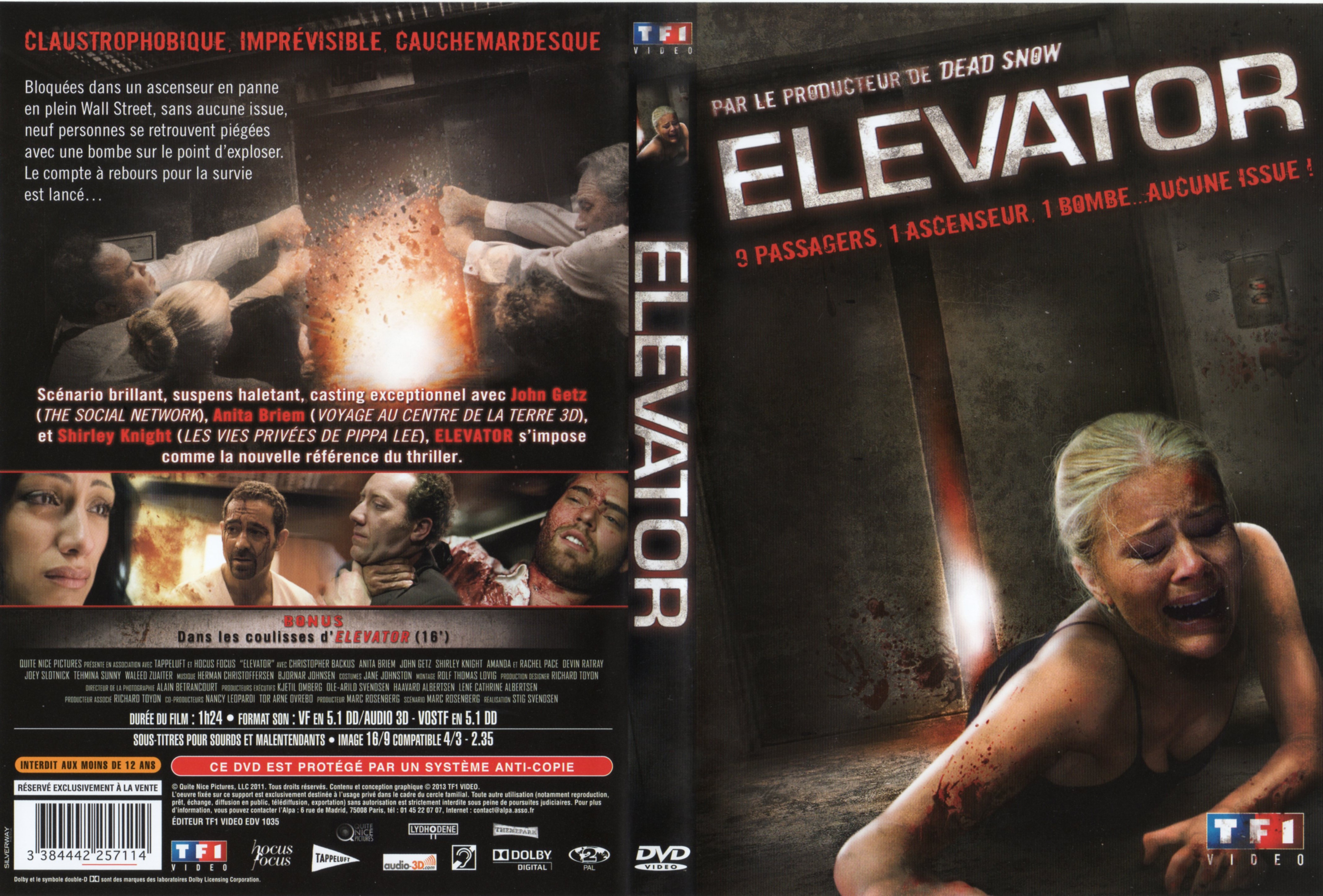 Jaquette DVD Elevator