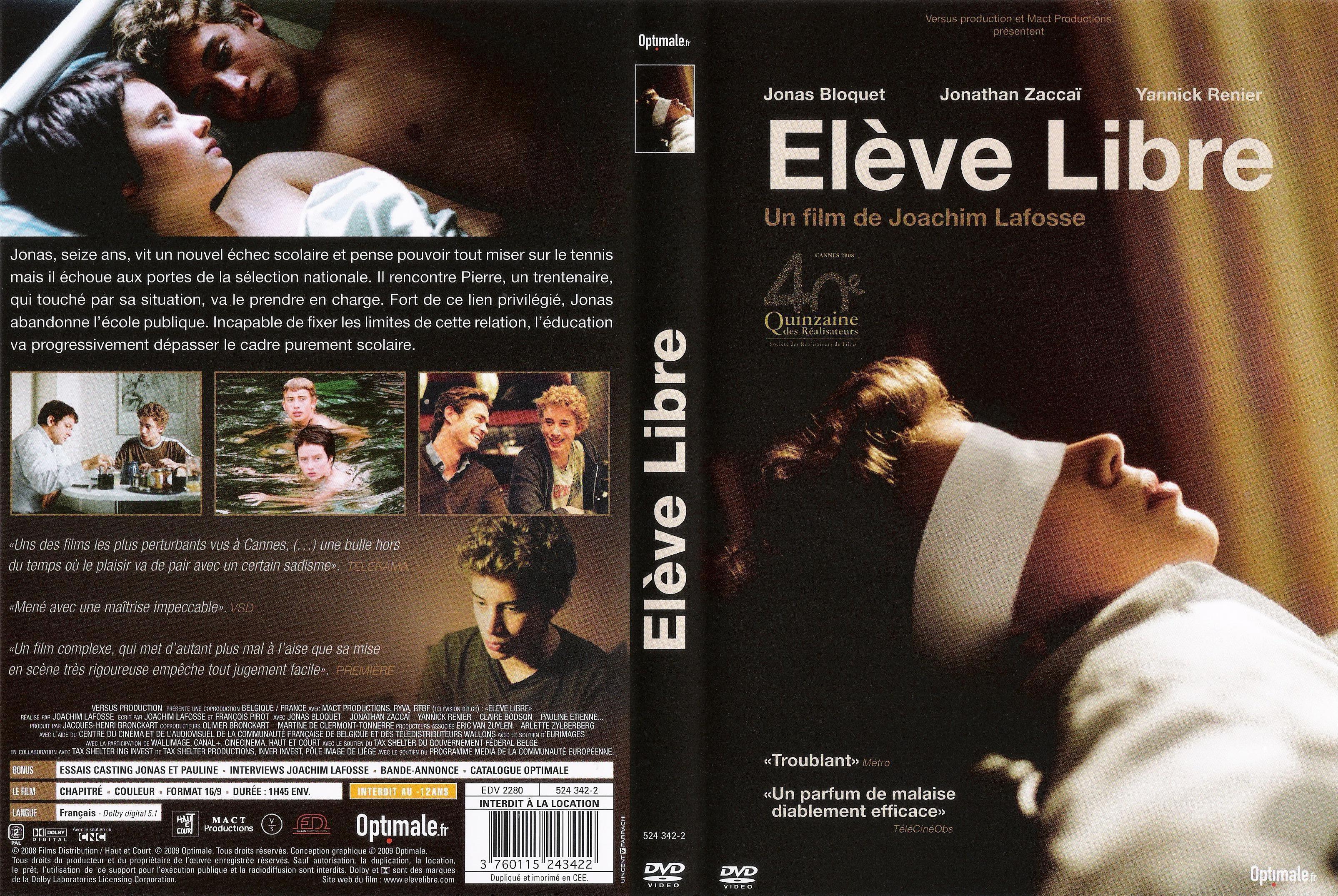 Jaquette DVD Elve libre