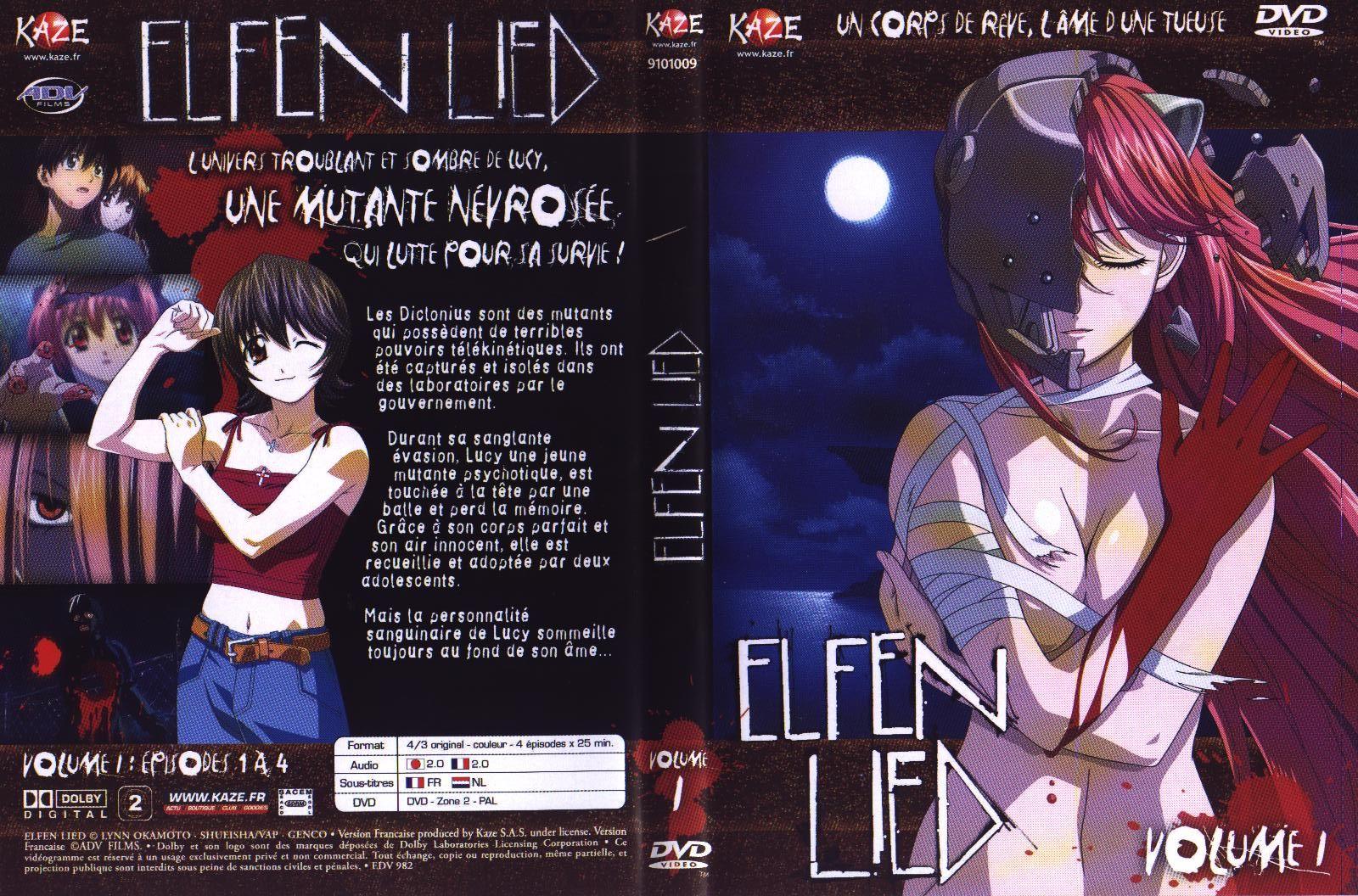 Jaquette DVD Elfen lied vol 1