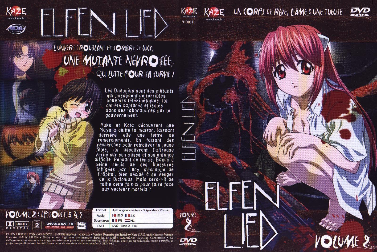 Jaquette DVD Elfen lied vol 2