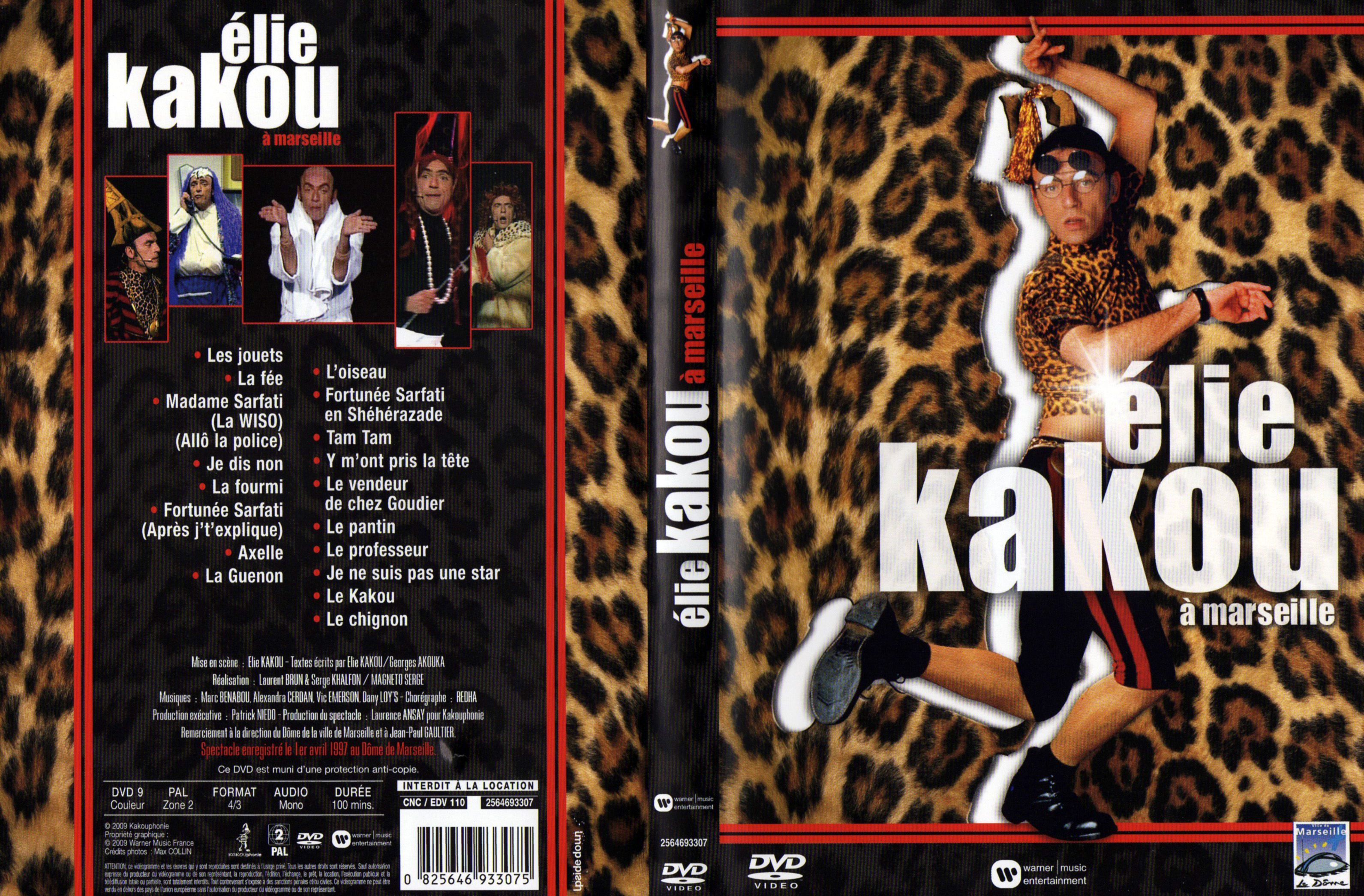 Jaquette DVD Elie Kakou  Marseille