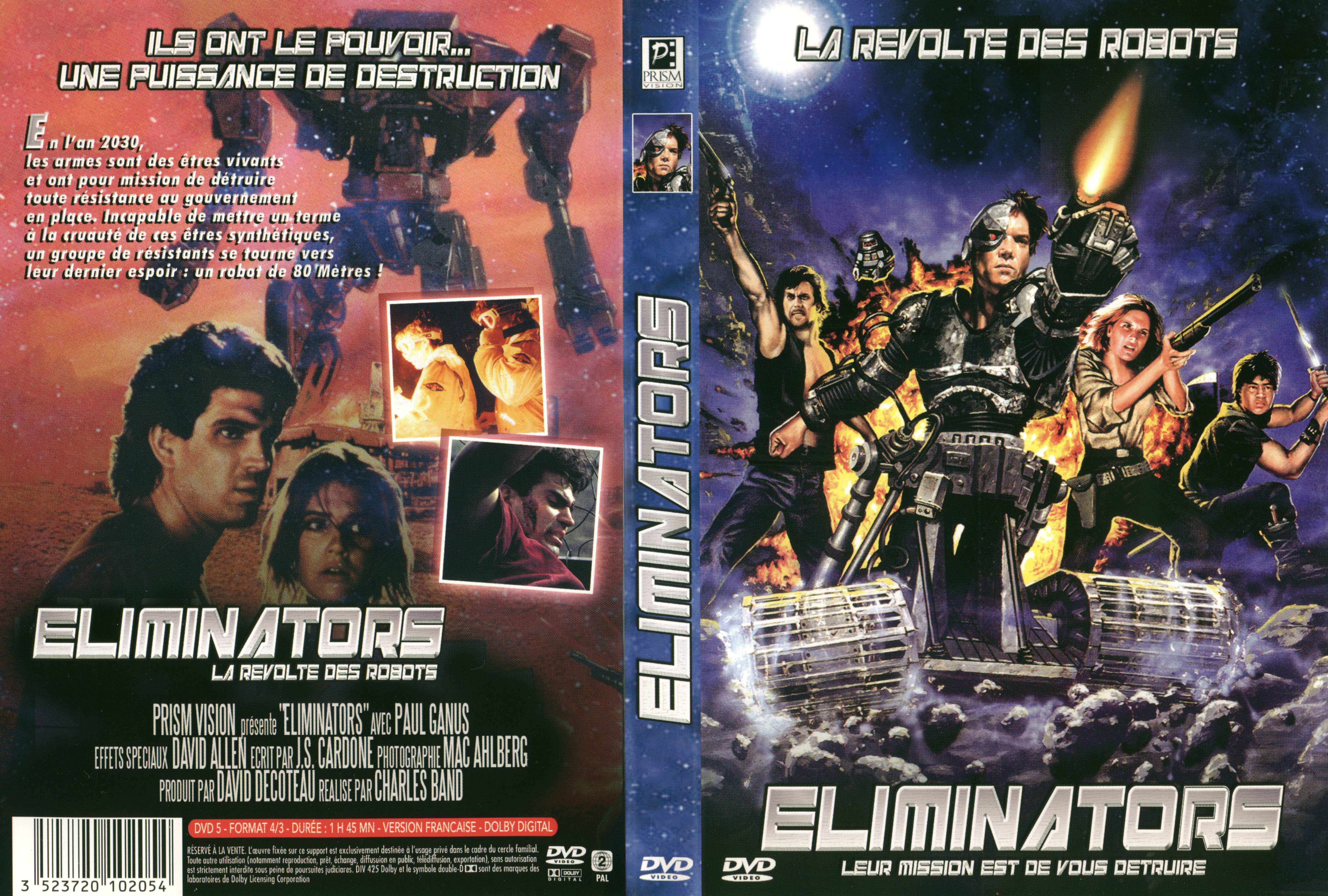 Jaquette DVD Eliminators