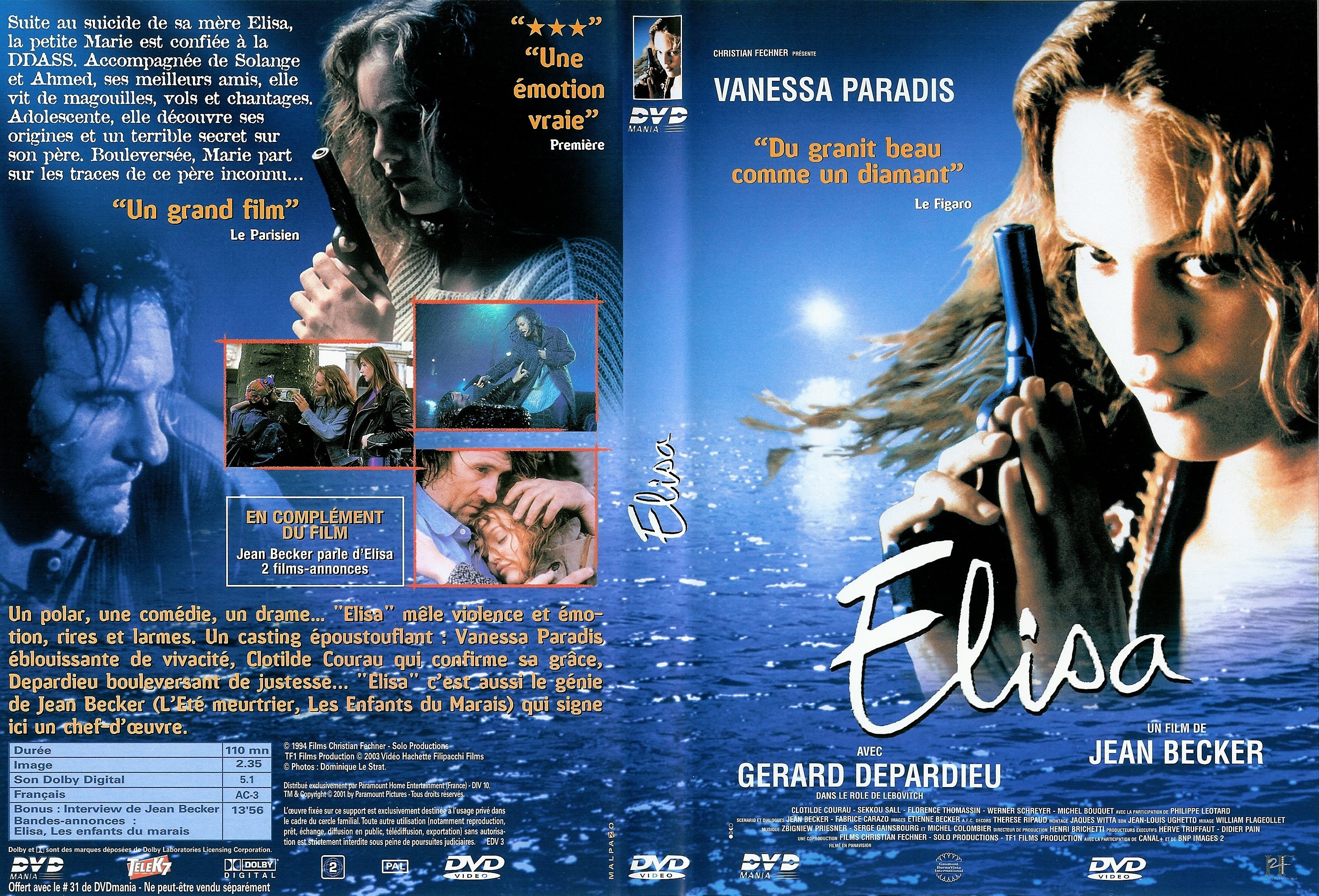 Jaquette DVD Elisa