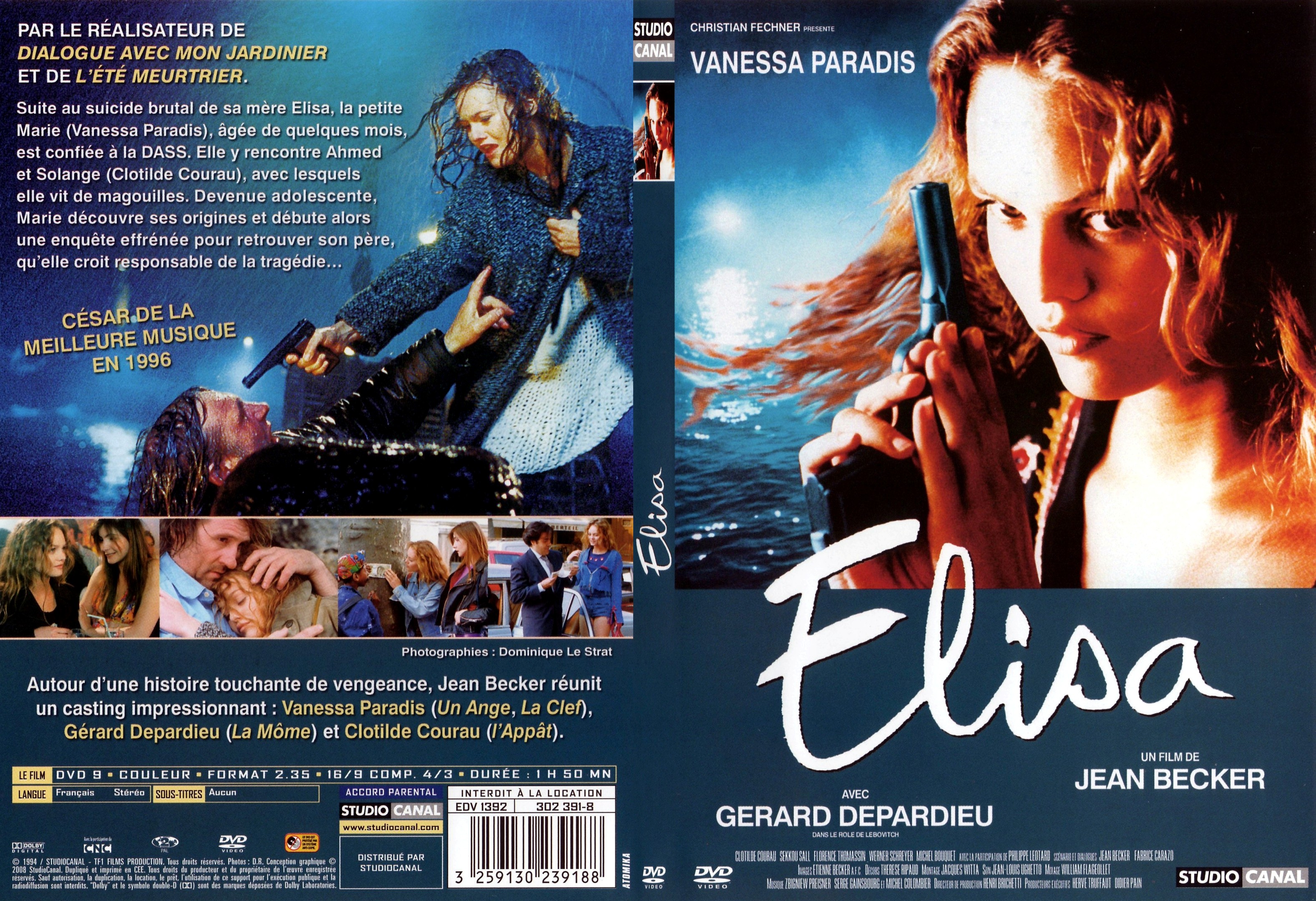 Jaquette DVD Elisa - SLIM