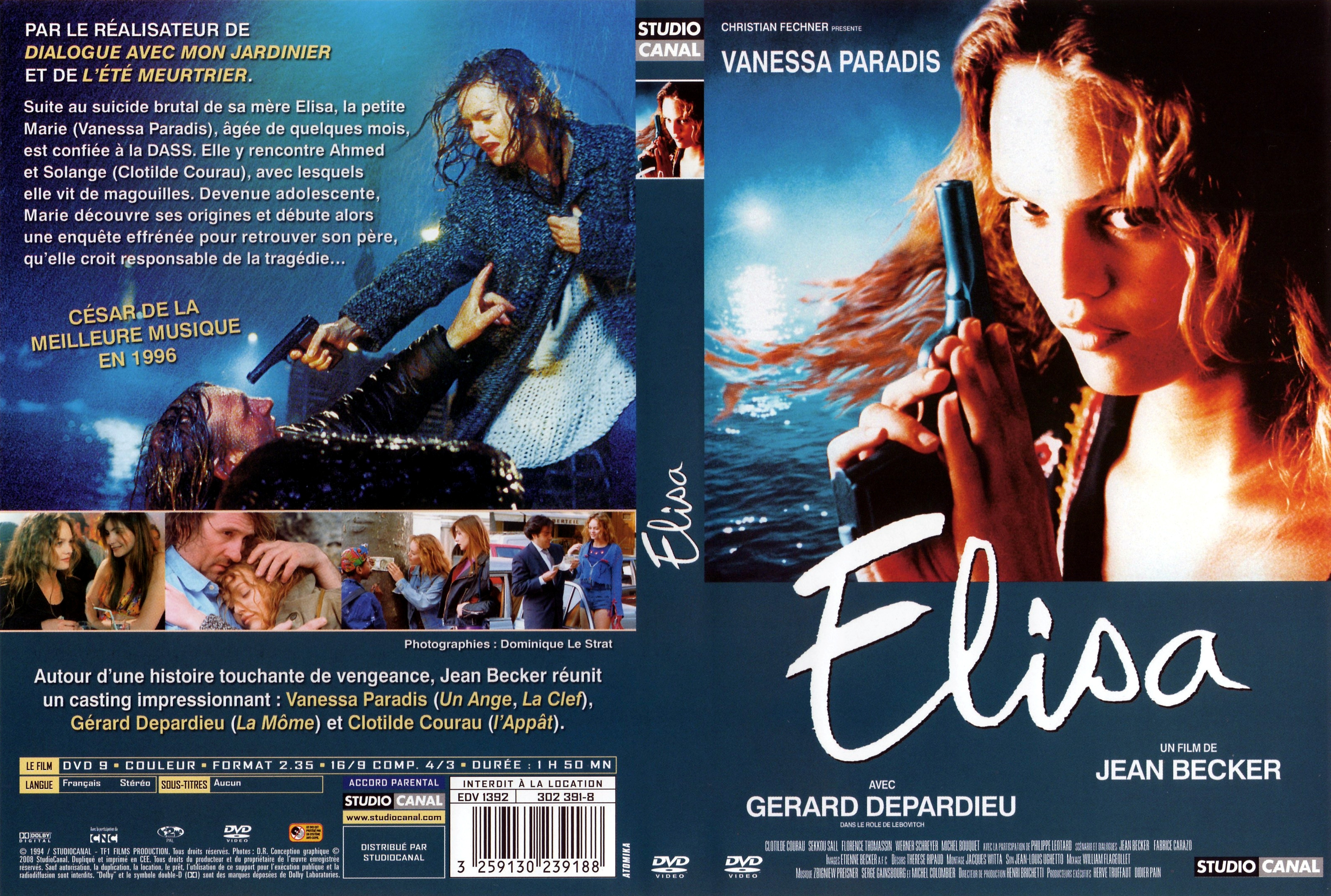 Jaquette DVD Elisa v2