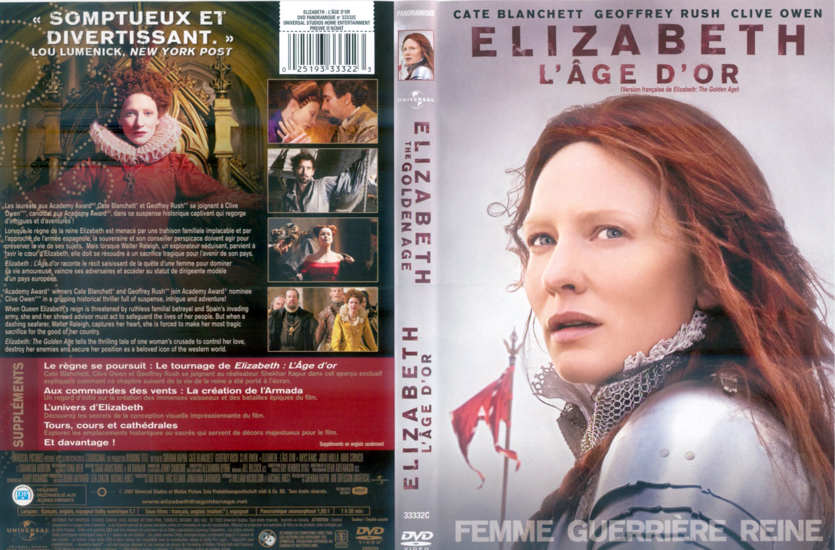 Jaquette DVD Elizabeth l