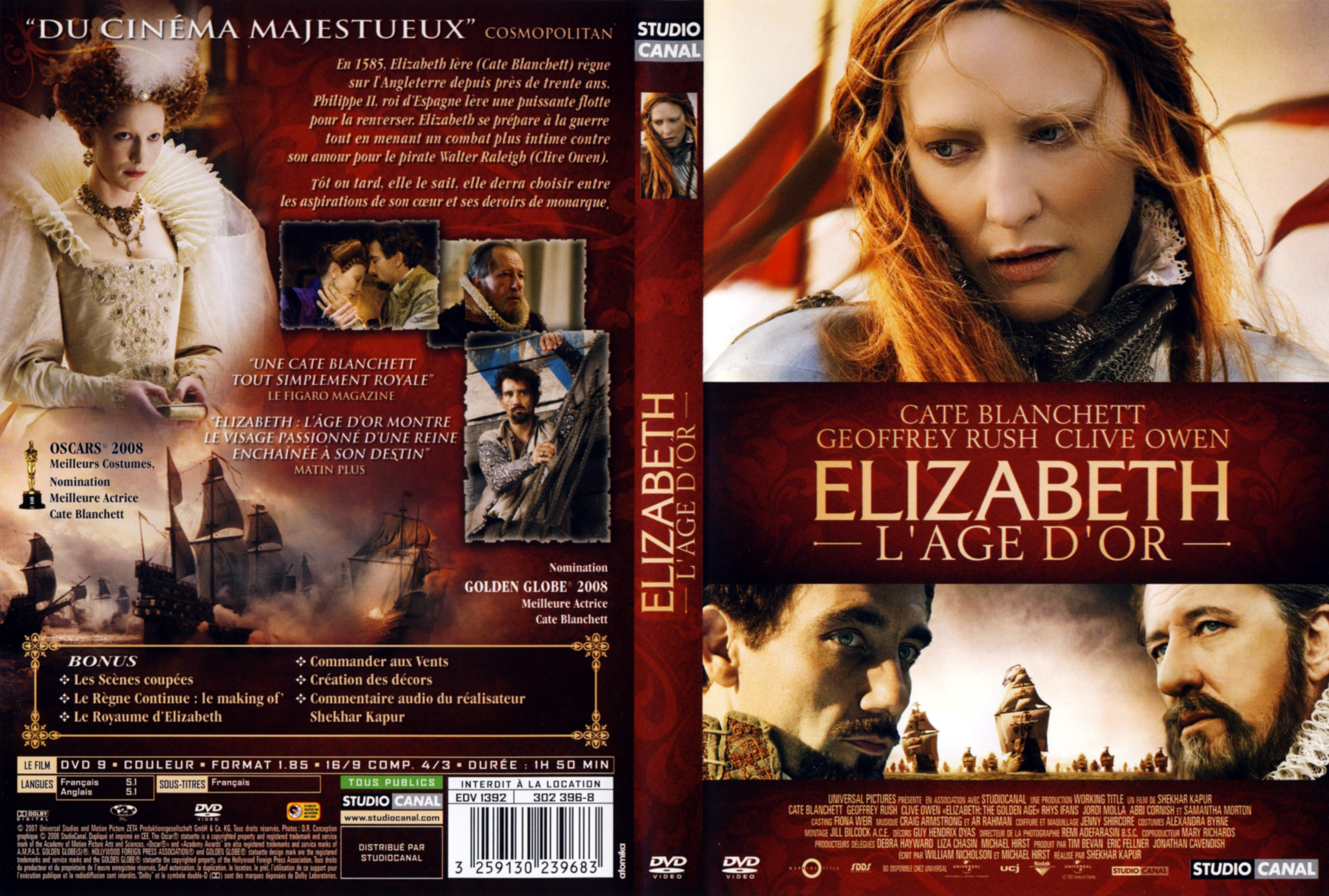 Jaquette DVD Elizabeth l