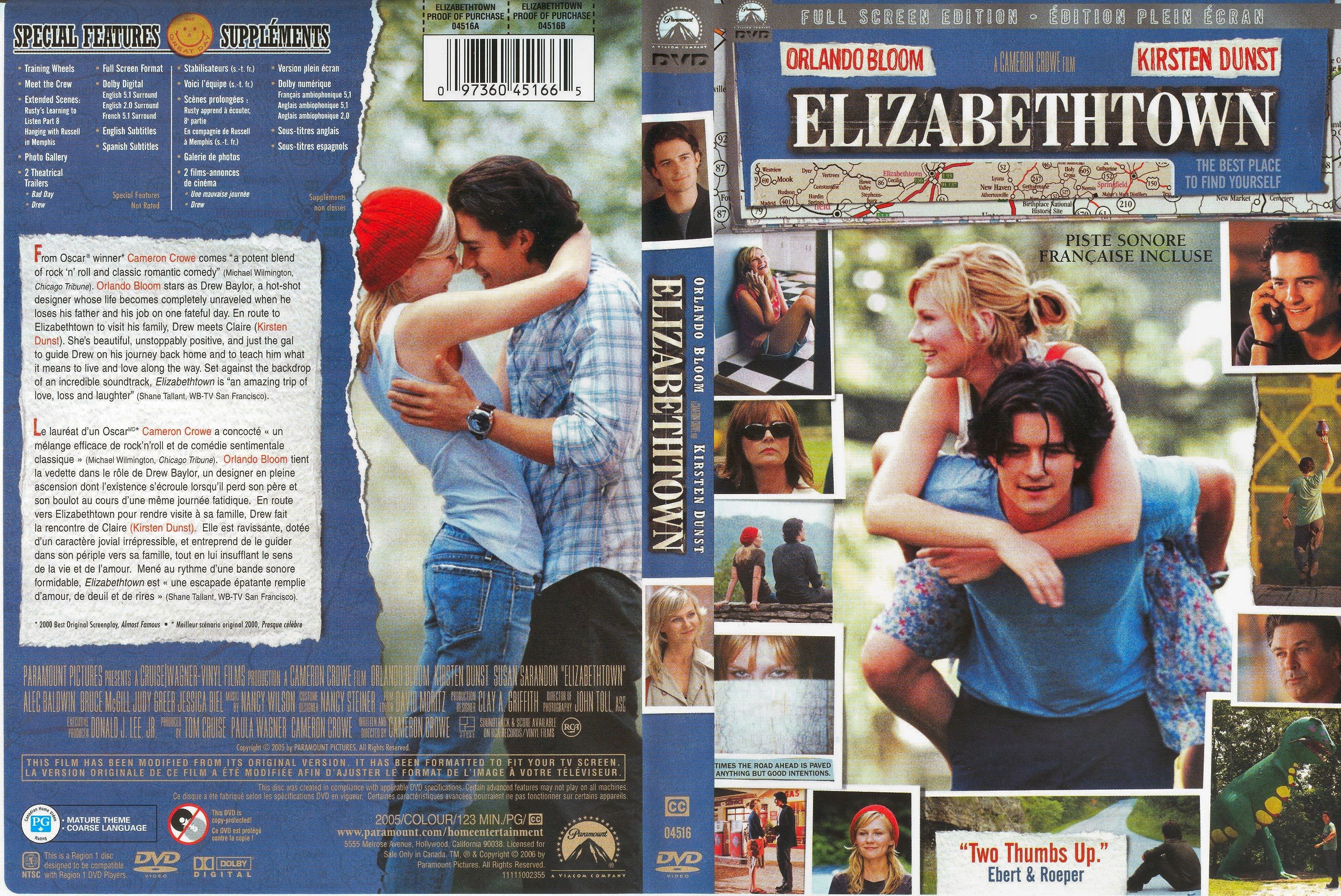 Jaquette DVD Elizabethtown