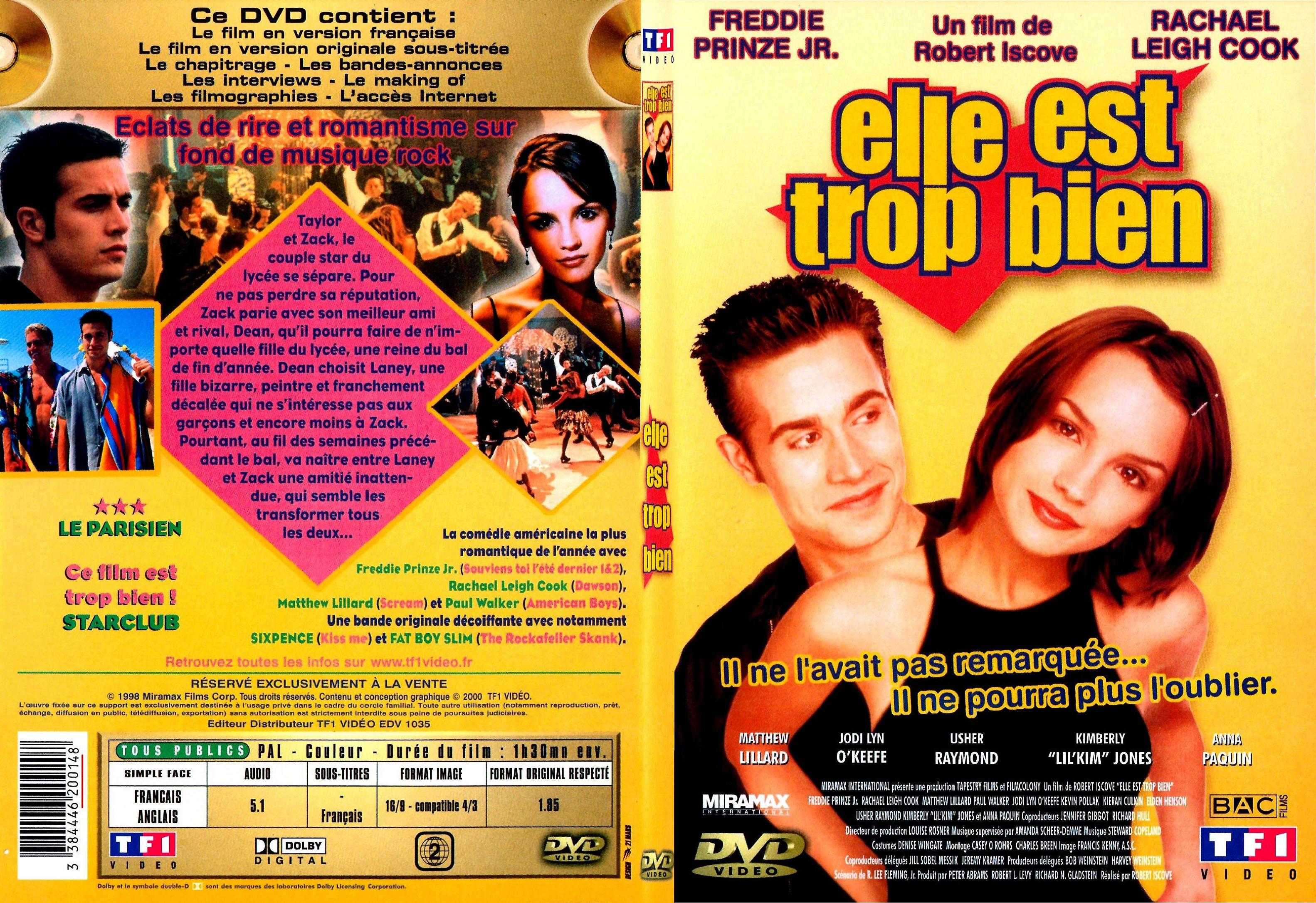 Jaquette DVD Elle est trop bien - SLIM