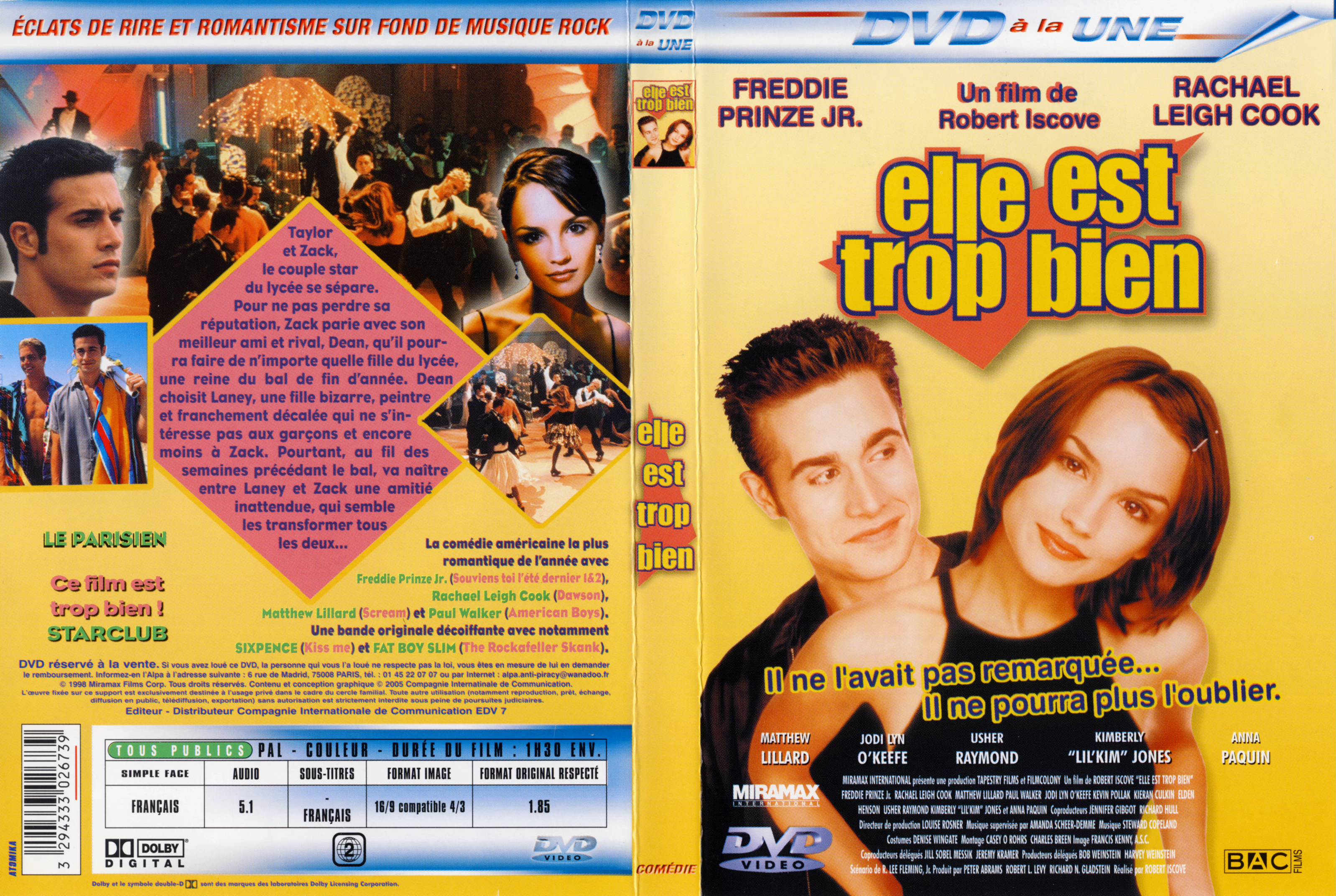 Jaquette DVD Elle est trop bien v2