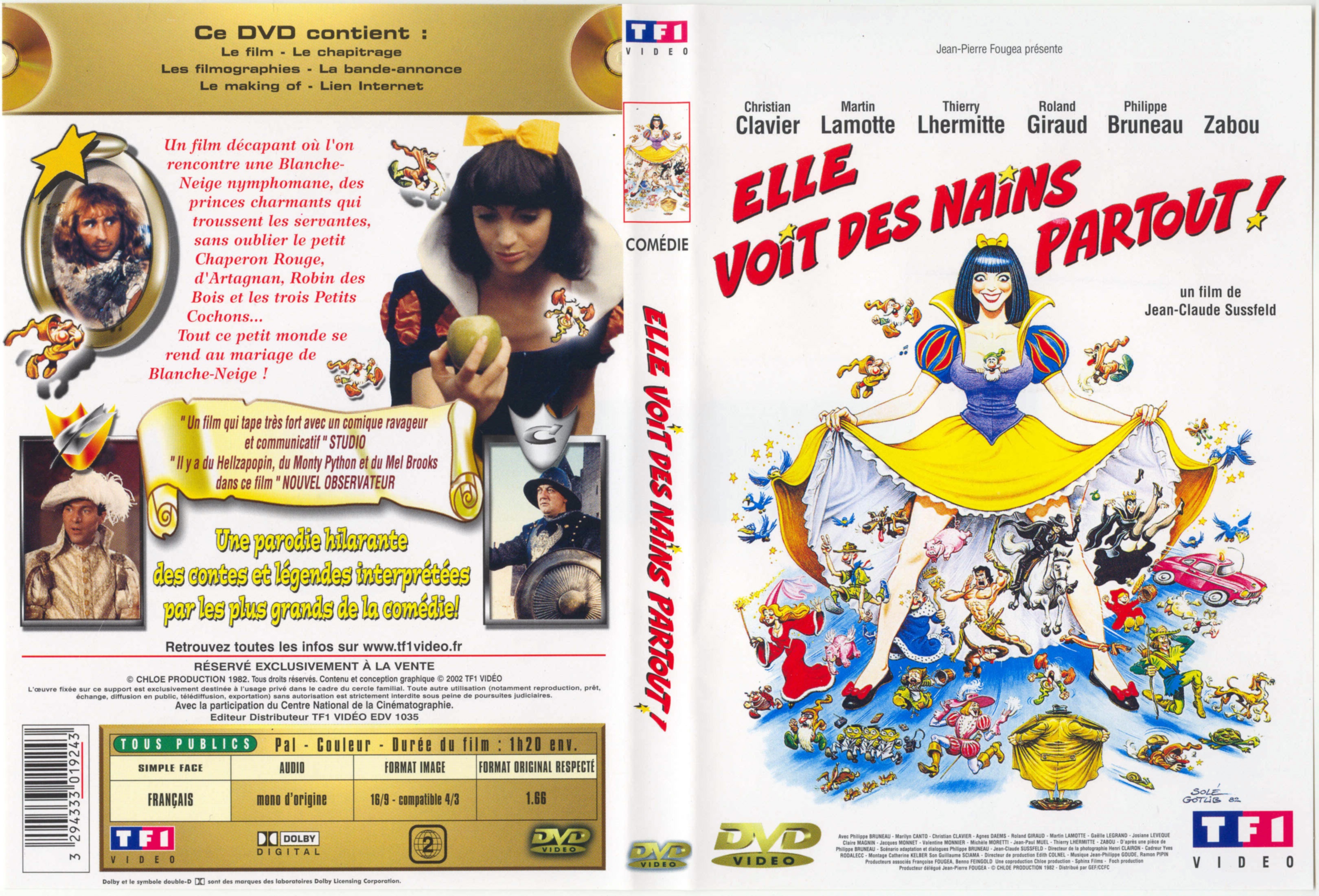 Jaquette DVD Elle voit des nains partout