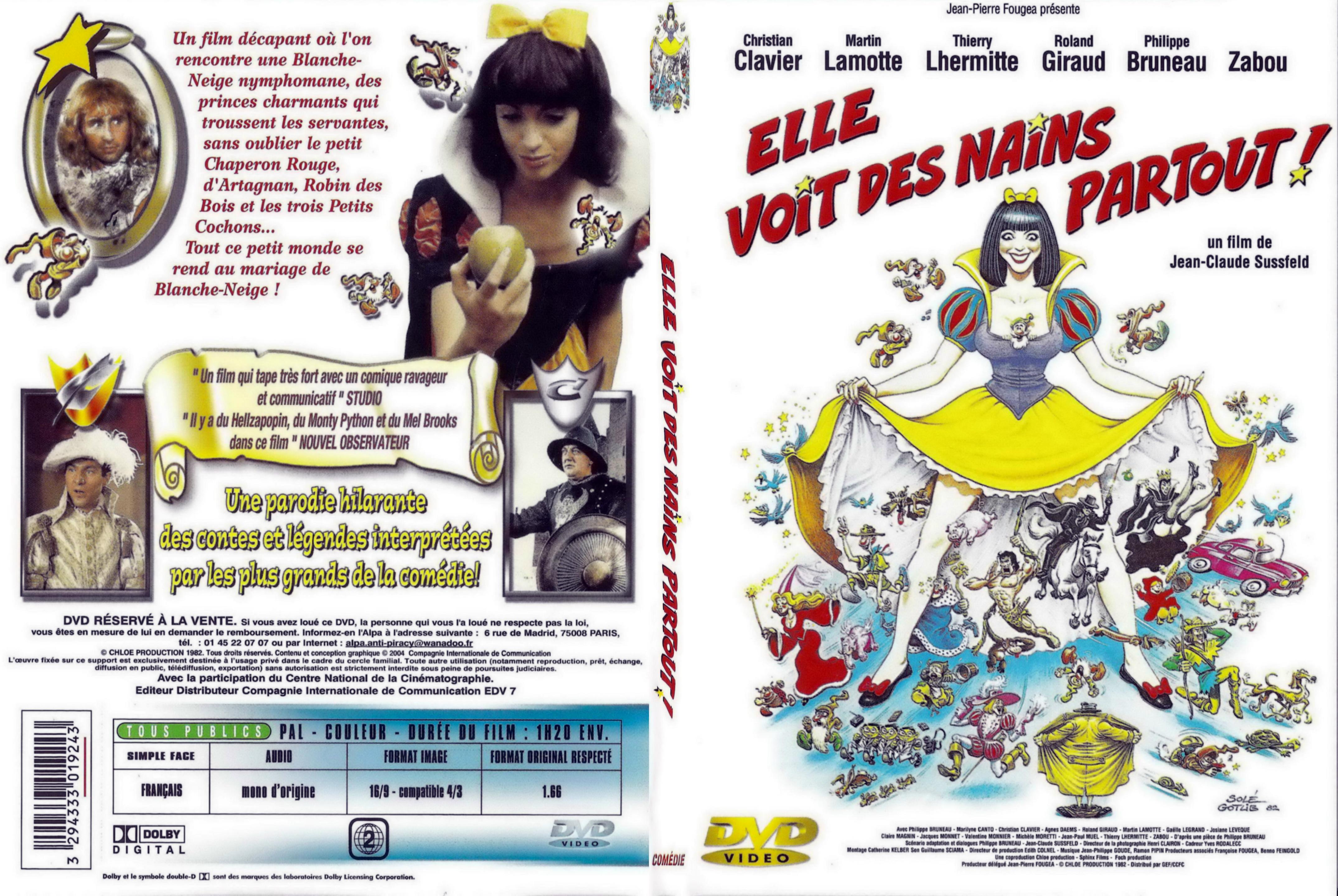 Jaquette DVD Elle voit des nains partout - SLIM