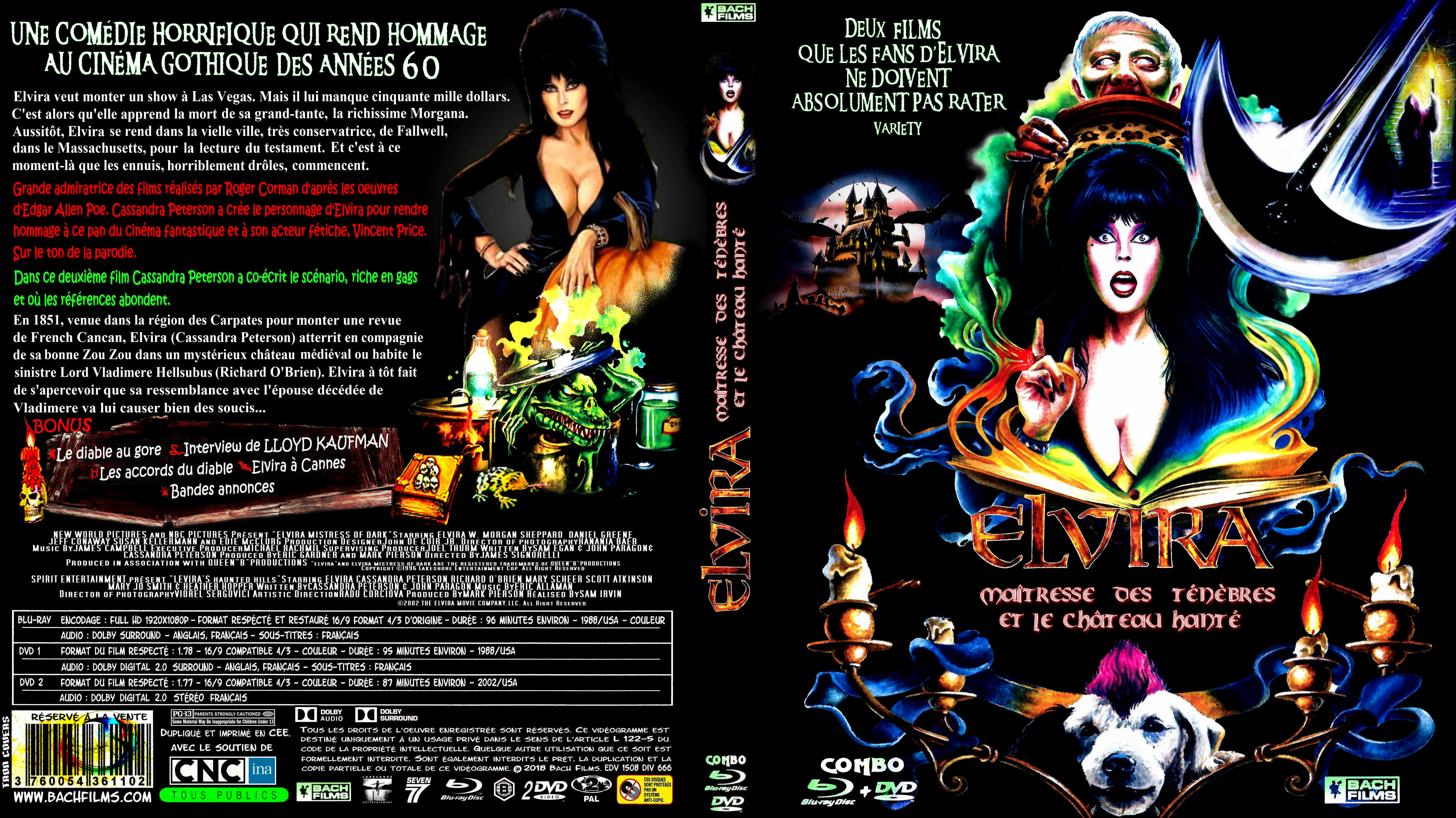 Jaquette DVD Elvira coffret custom (BLU-RAY) v2