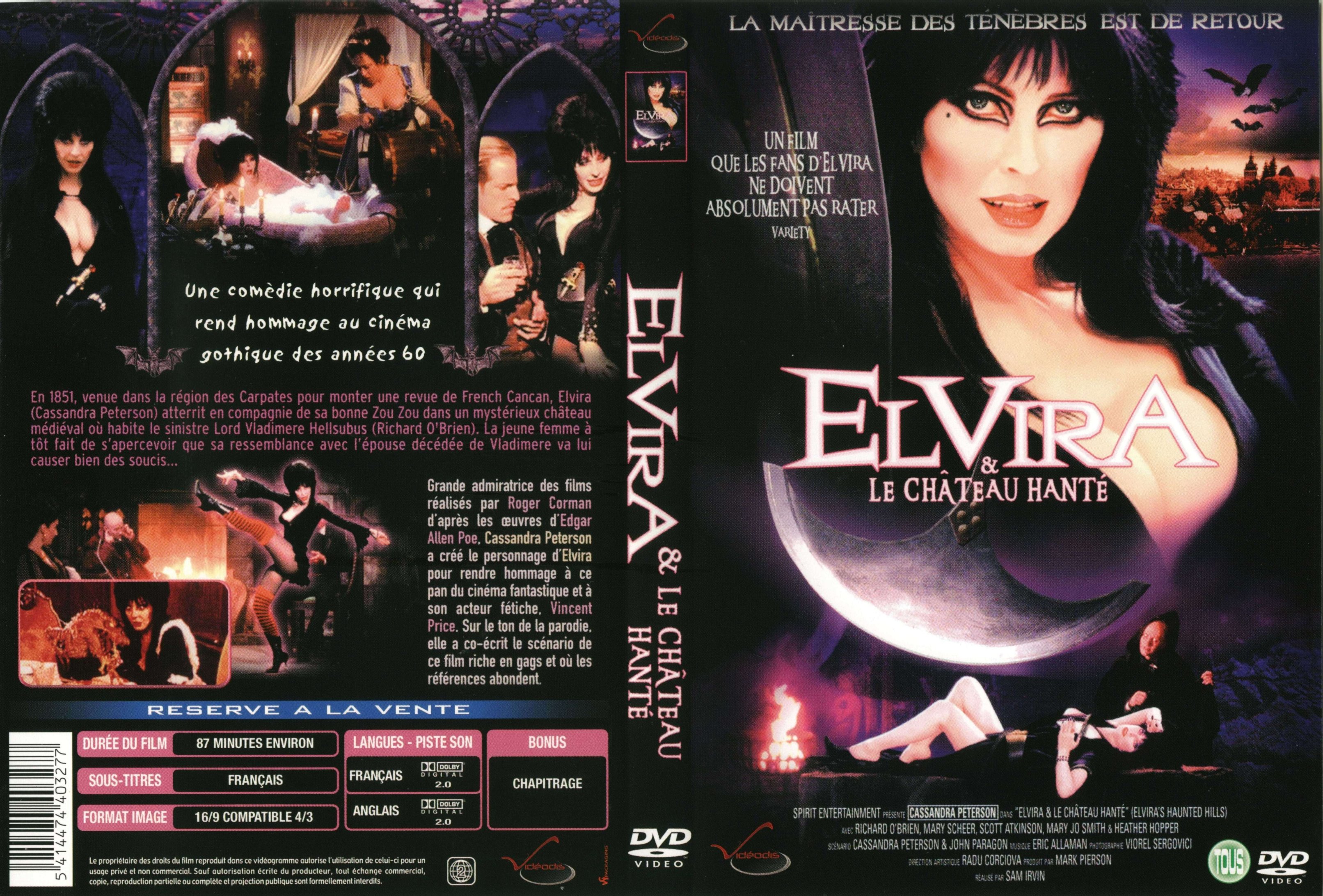 Jaquette DVD Elvira et le chateau hant
