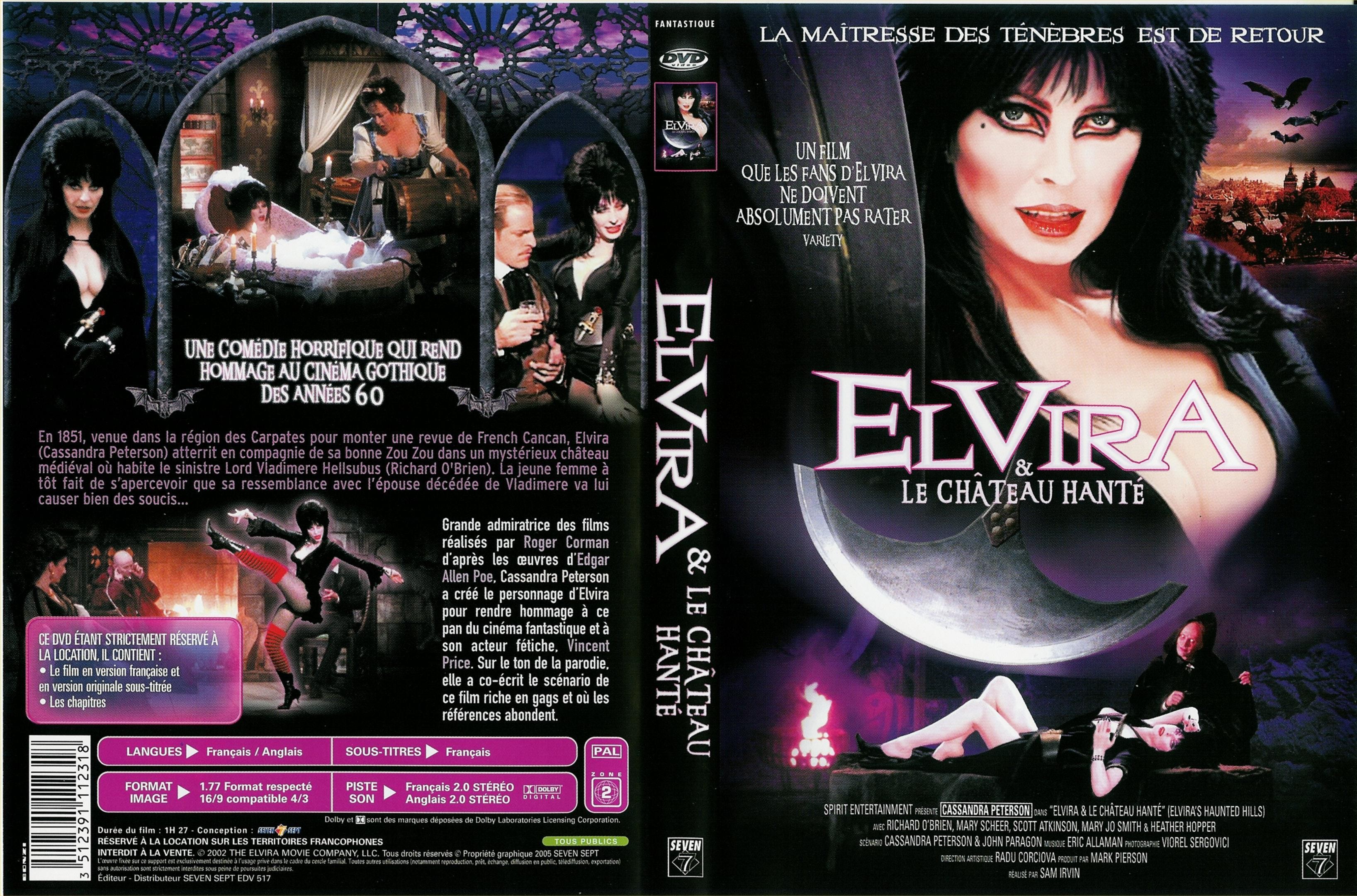 Jaquette DVD Elvira et le chateau hant v2