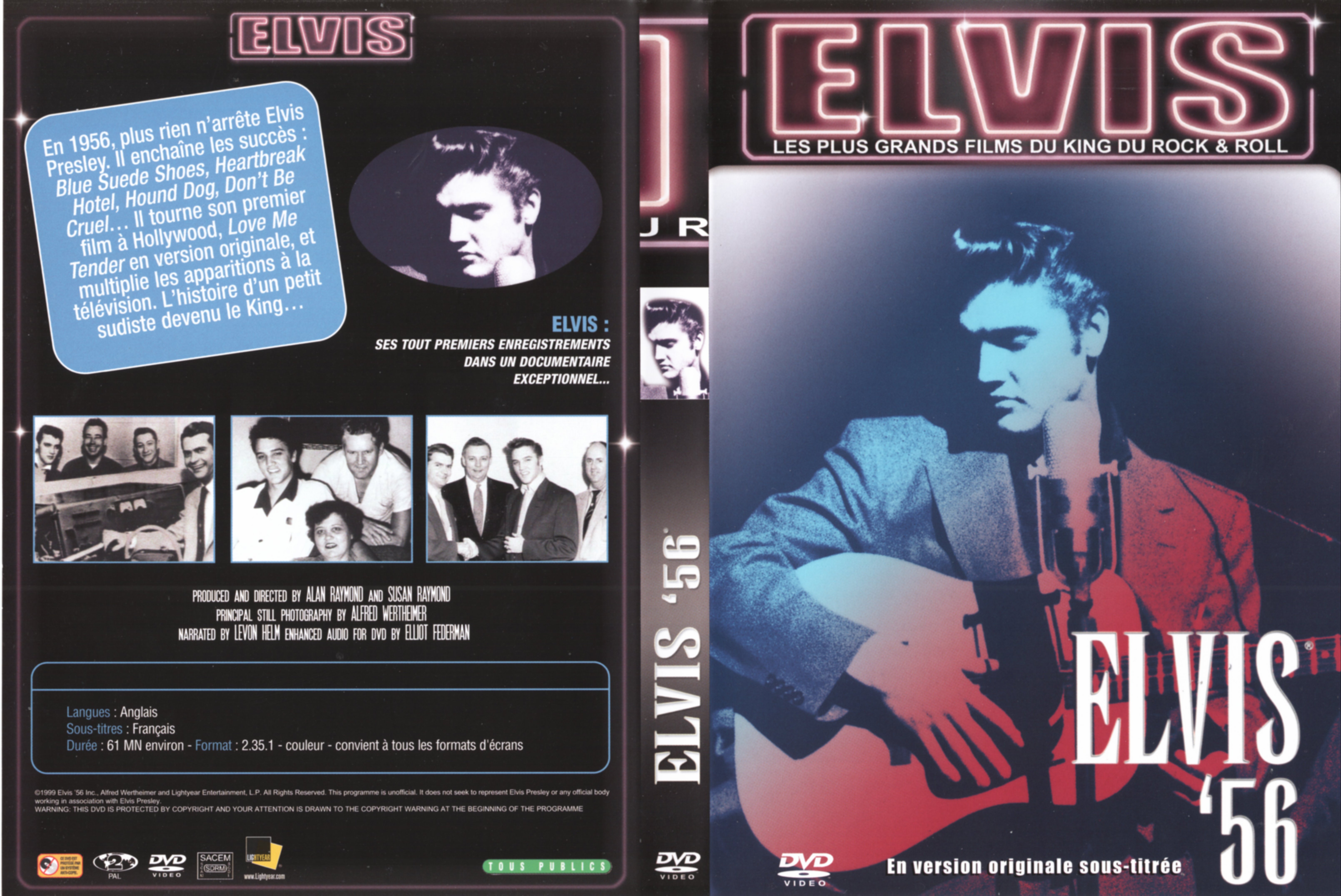Jaquette DVD Elvis 56