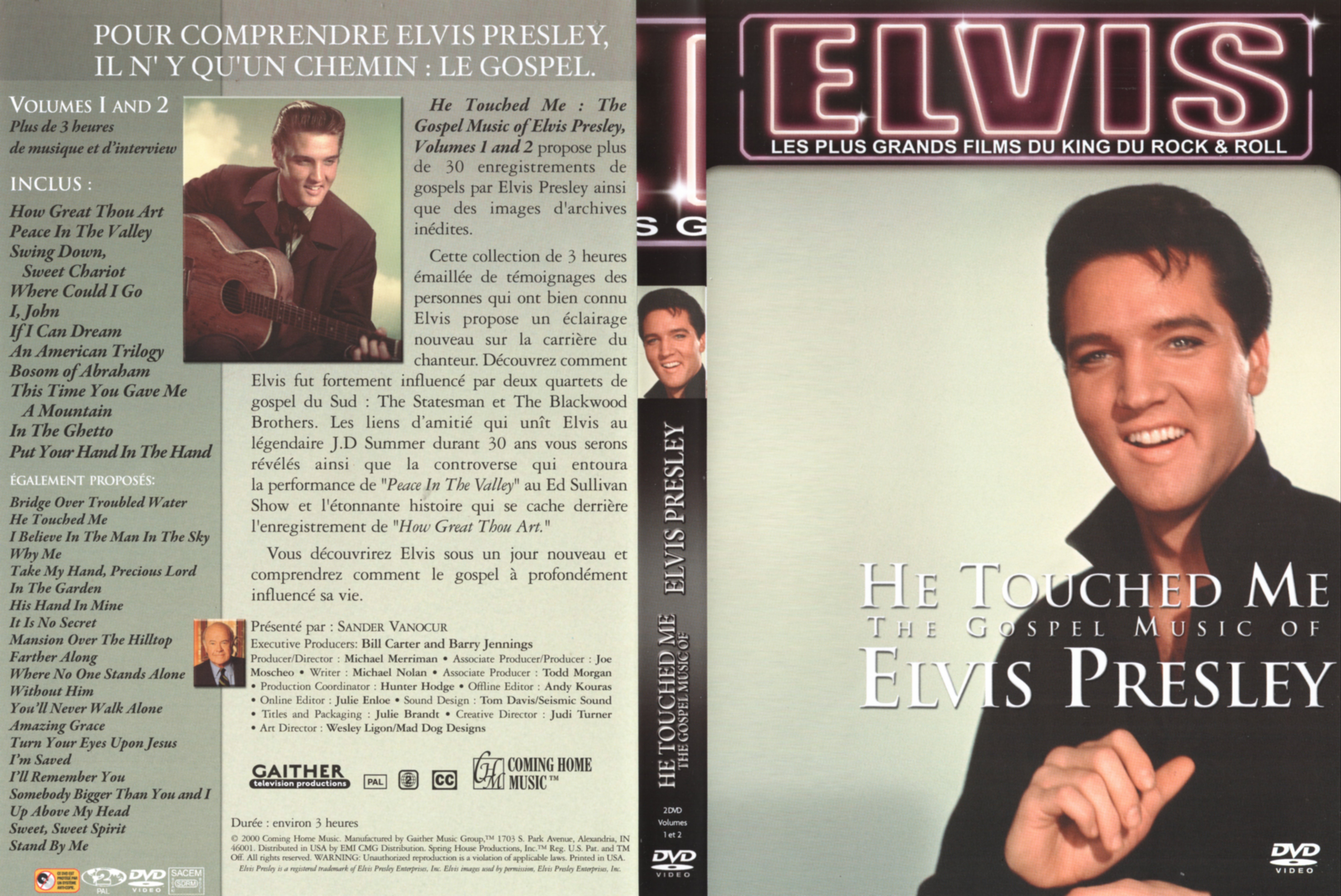 Jaquette DVD Elvis He touched me