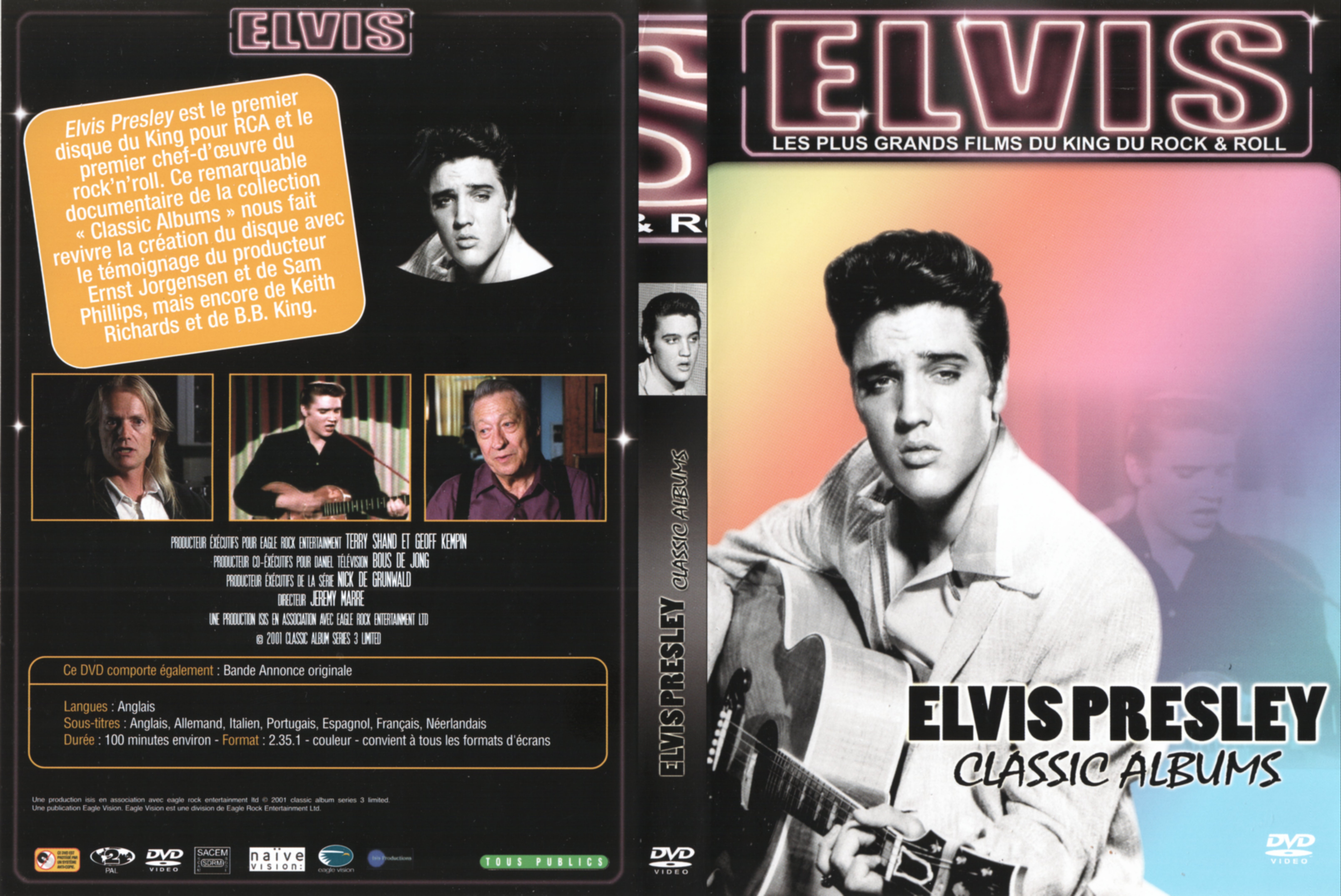 Jaquette DVD Elvis Presley classic albums
