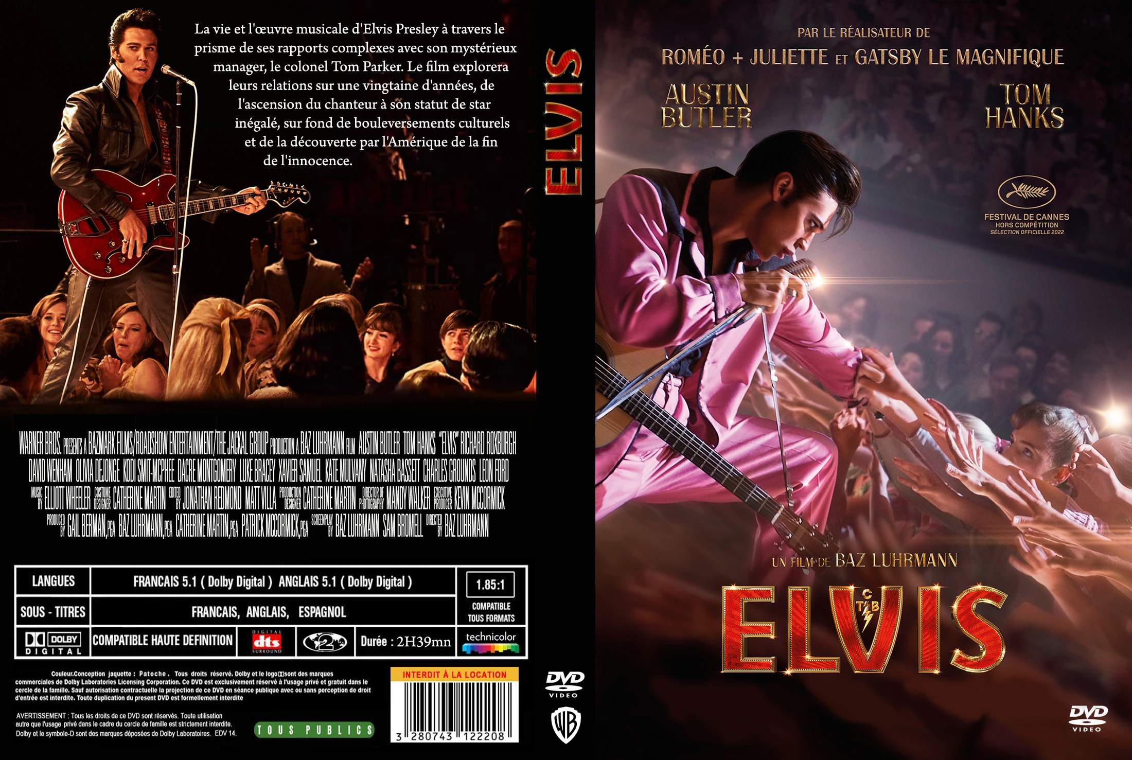 Jaquette DVD Elvis custom v2