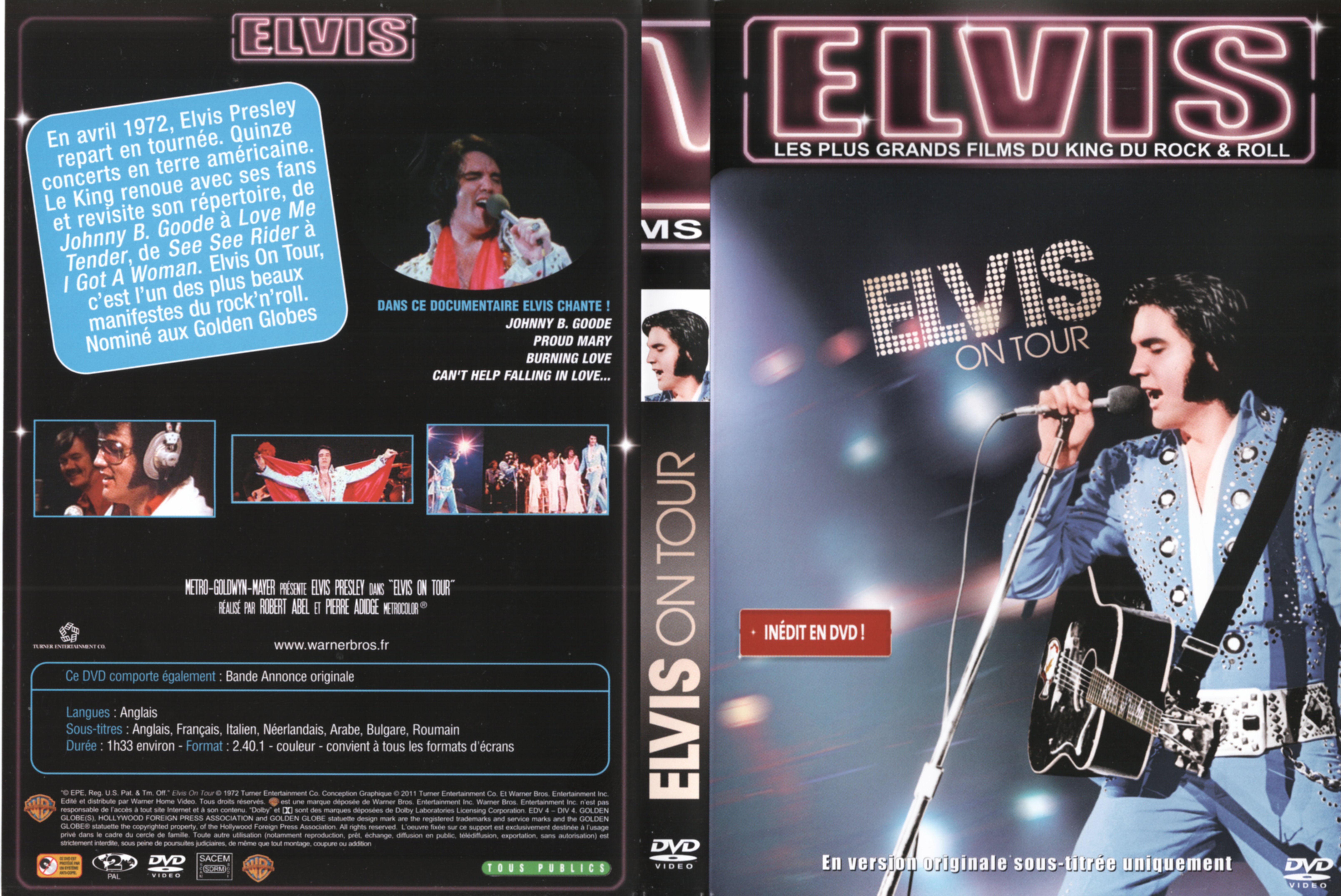 Jaquette DVD Elvis on tour