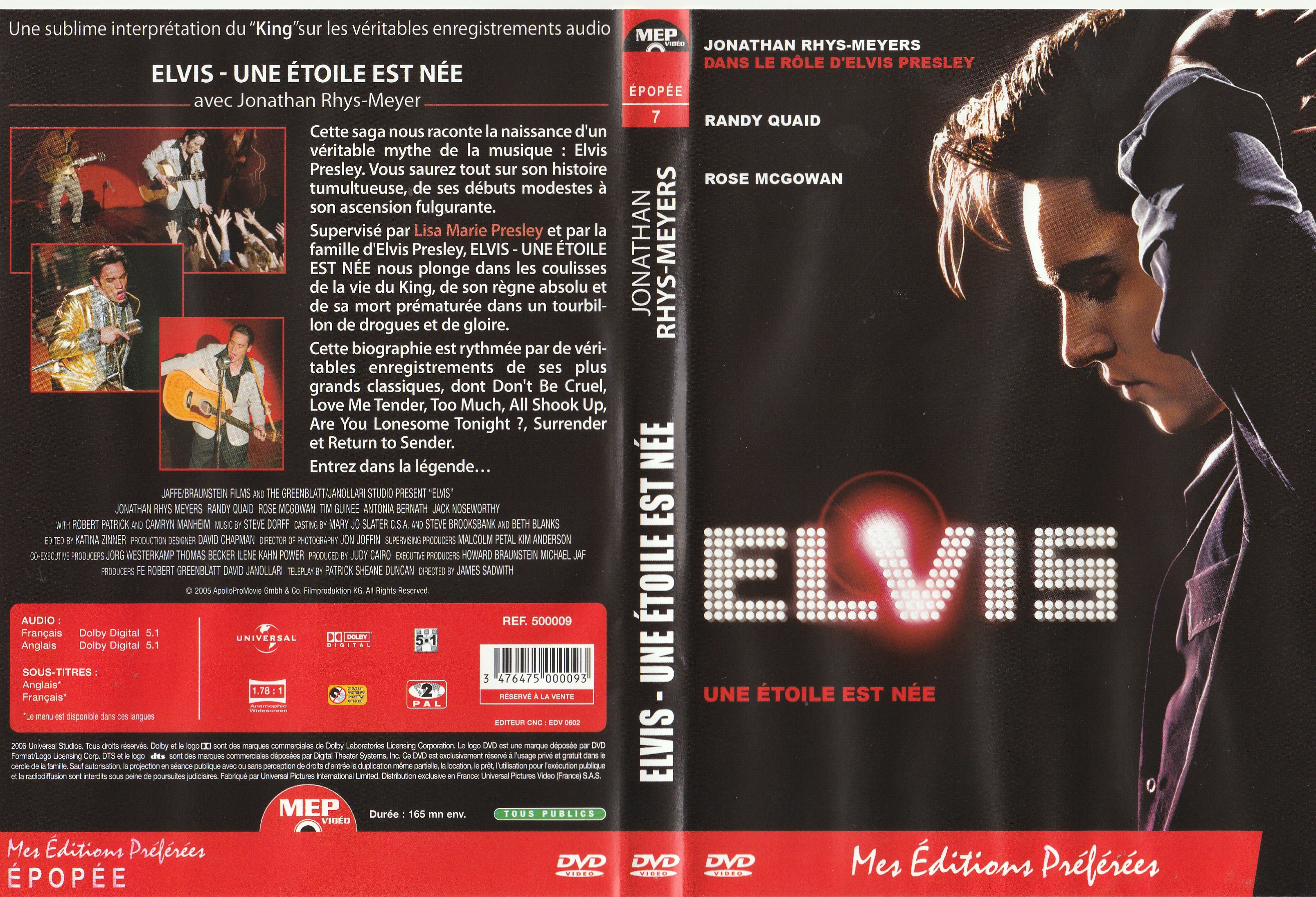 Jaquette DVD Elvis une toile est ne v2