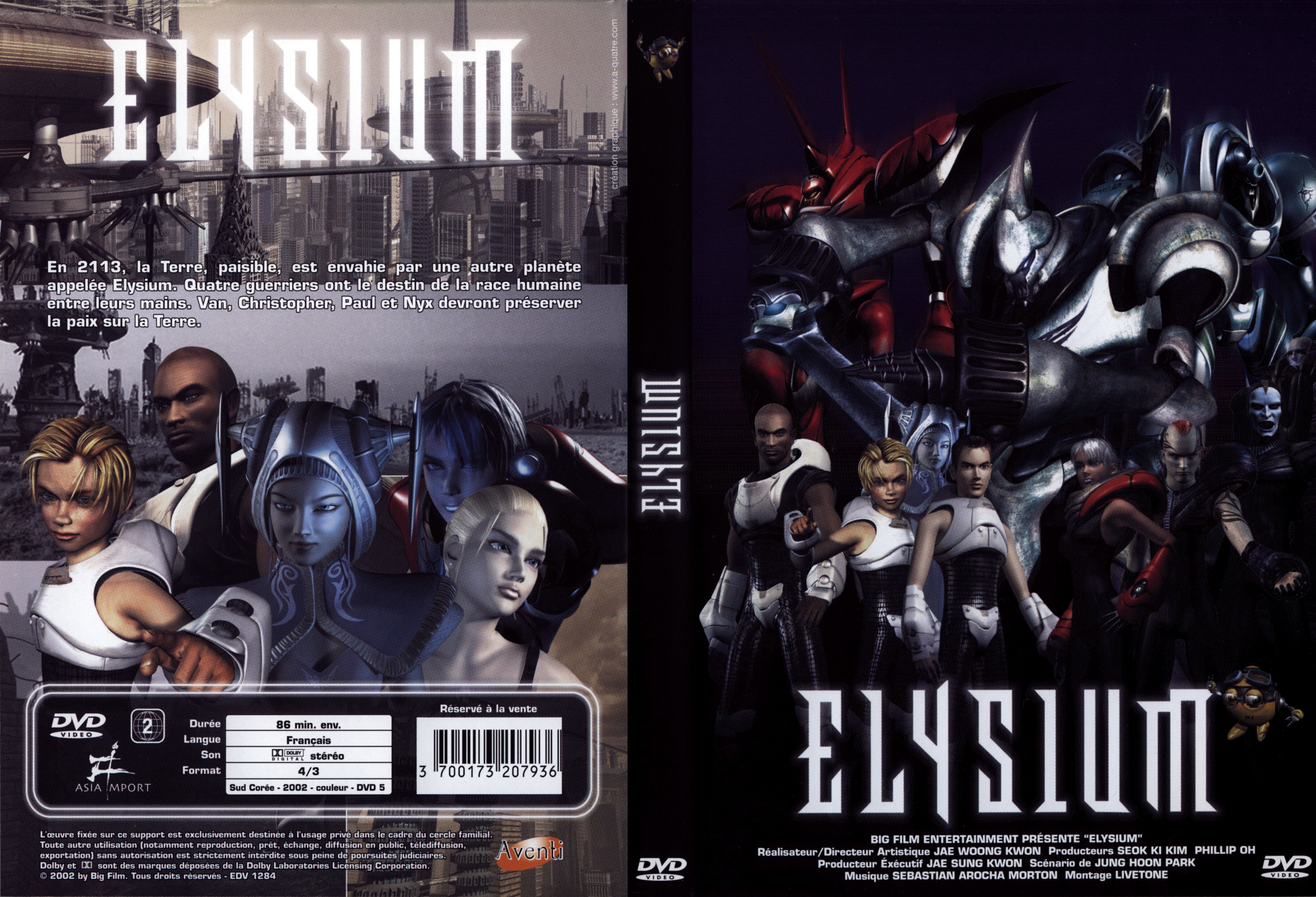 Jaquette DVD Elysium