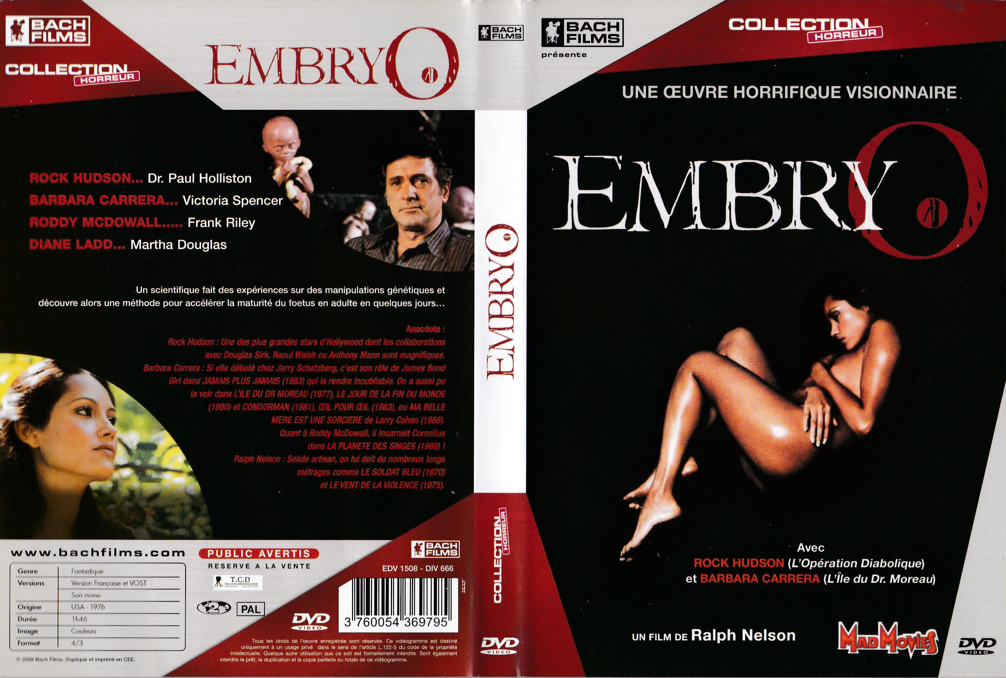 Jaquette DVD Embryo