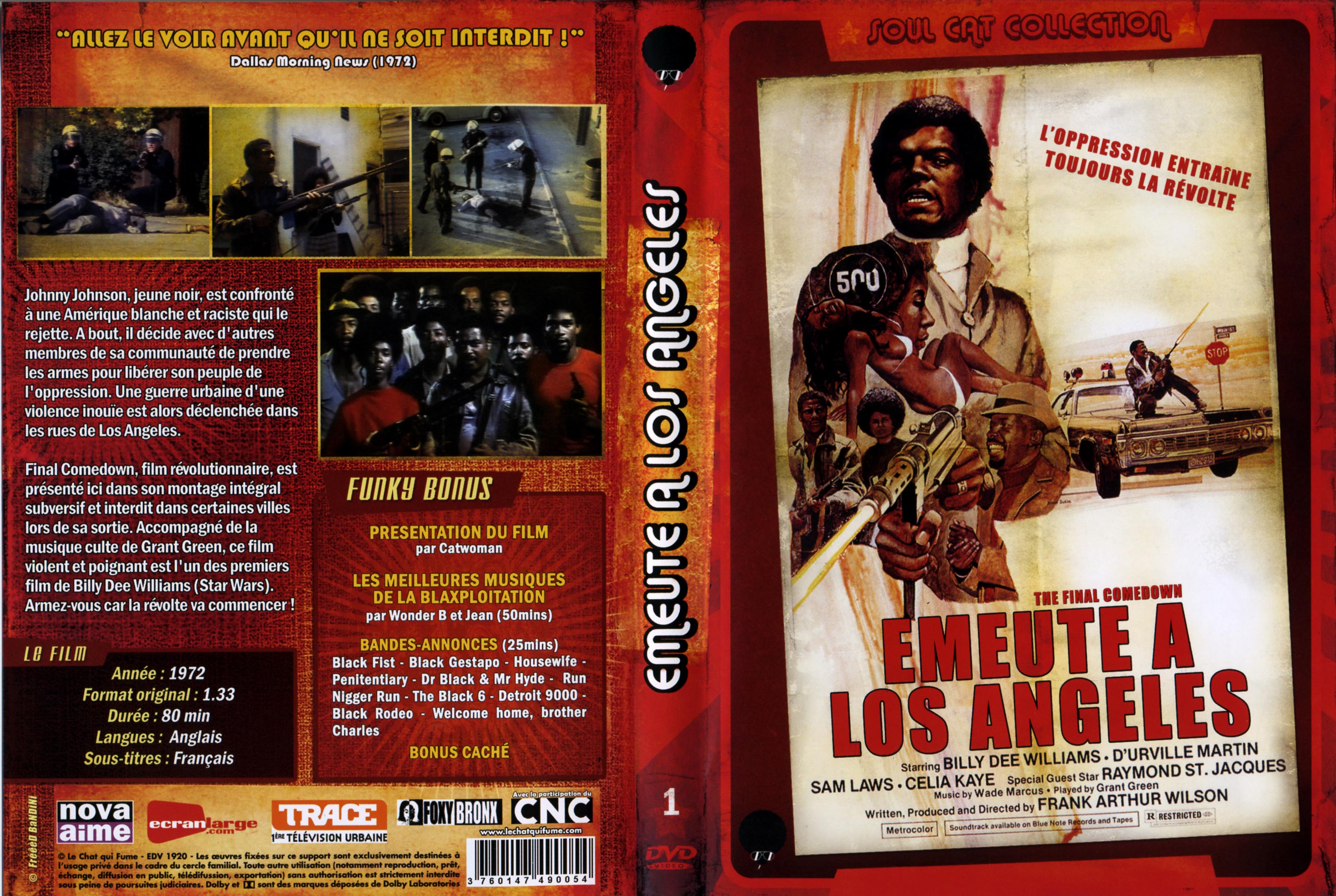 Jaquette DVD Emeute a los angeles