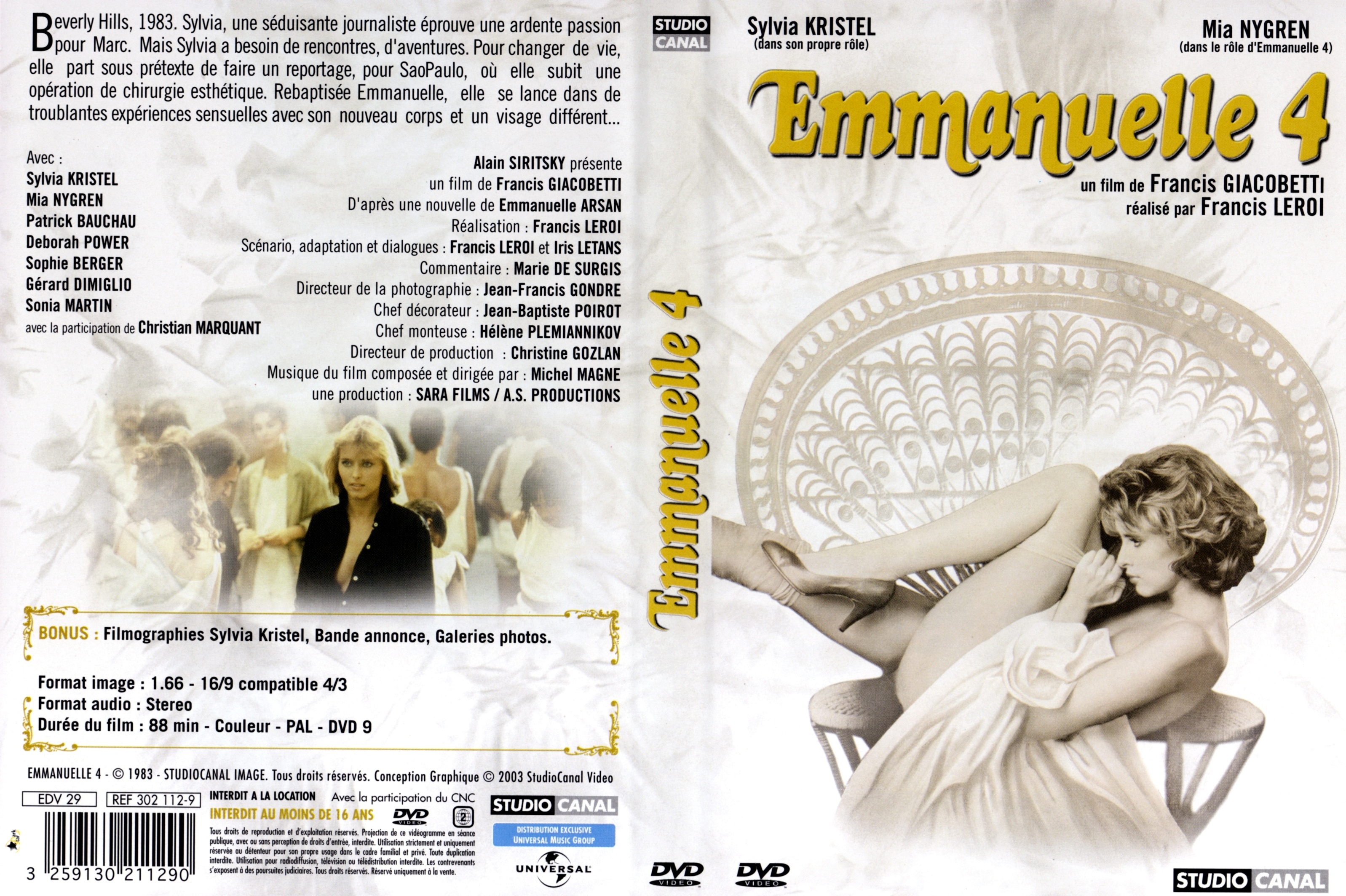 Jaquette DVD Emmanuelle 4