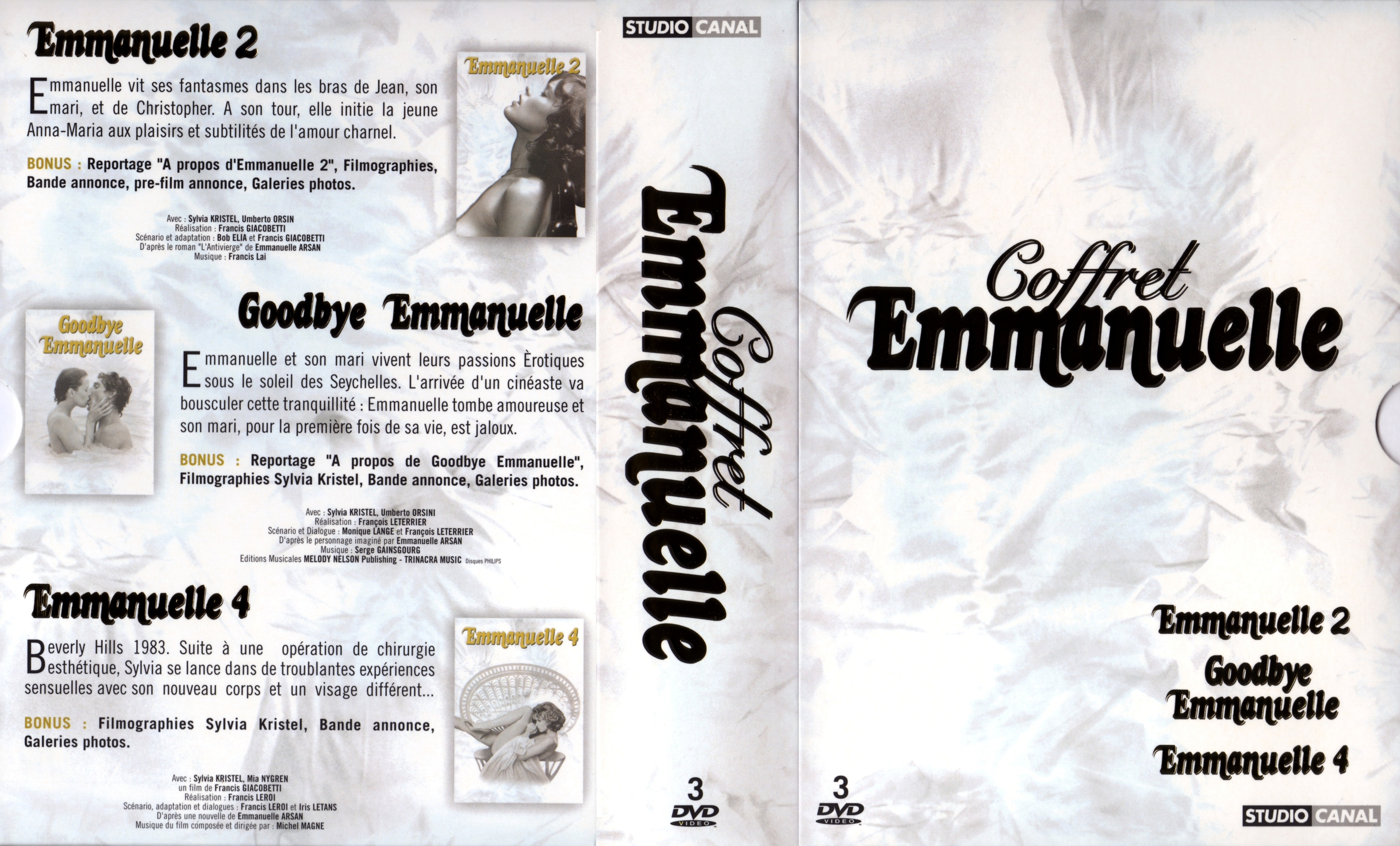 Jaquette DVD Emmanuelle COFFRET