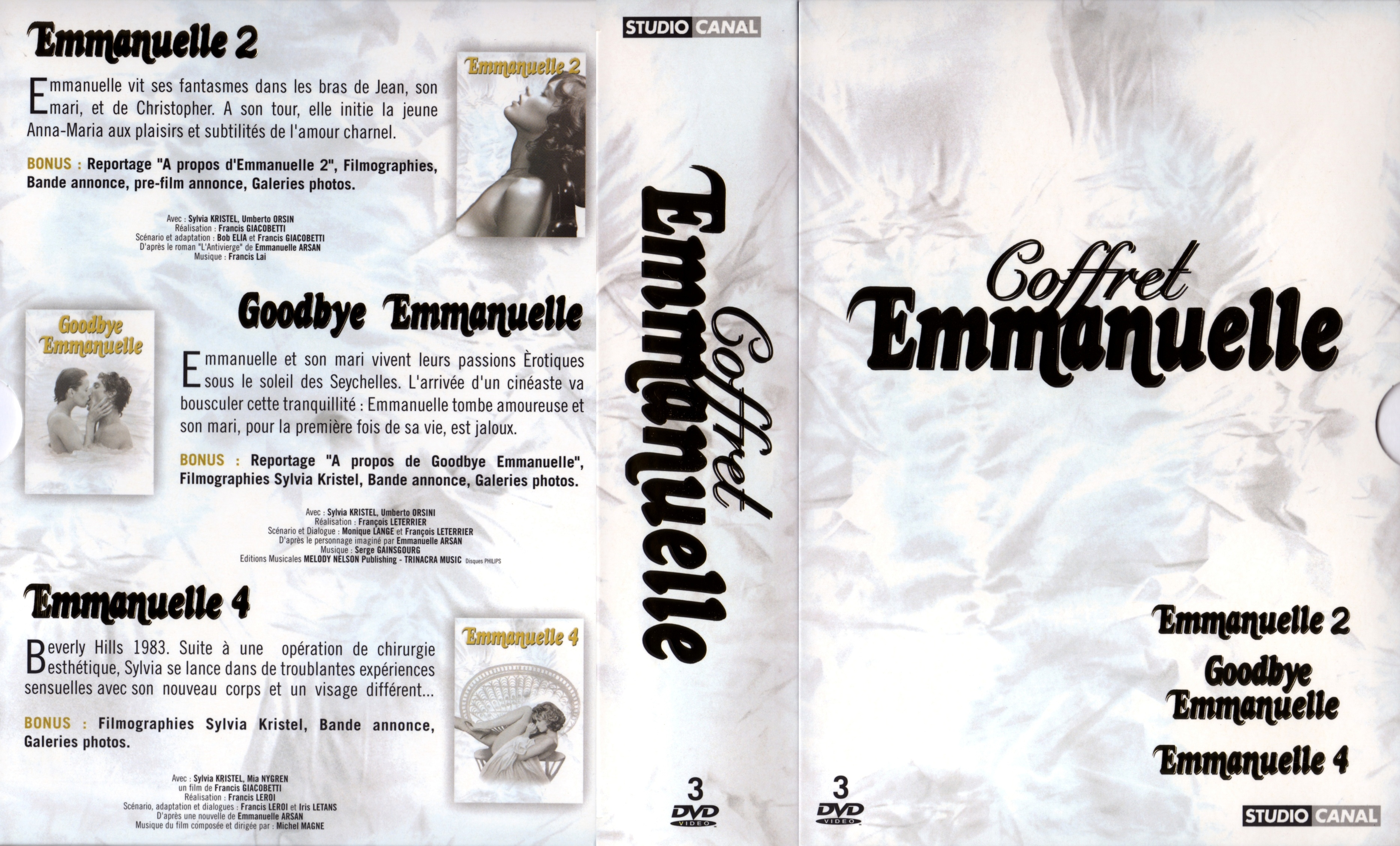 Jaquette DVD Emmanuelle COFFRET