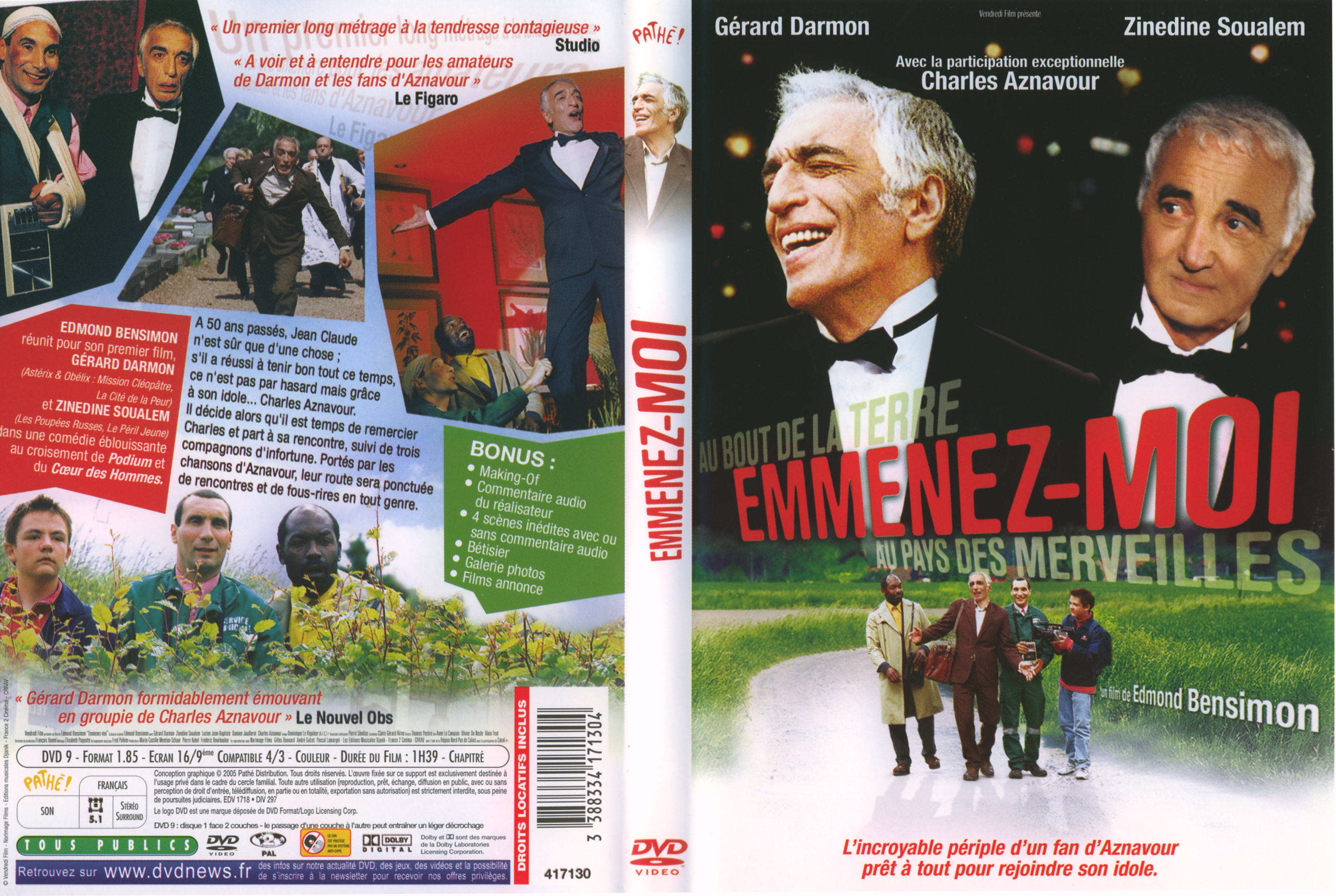 Jaquette DVD Emmenez-moi