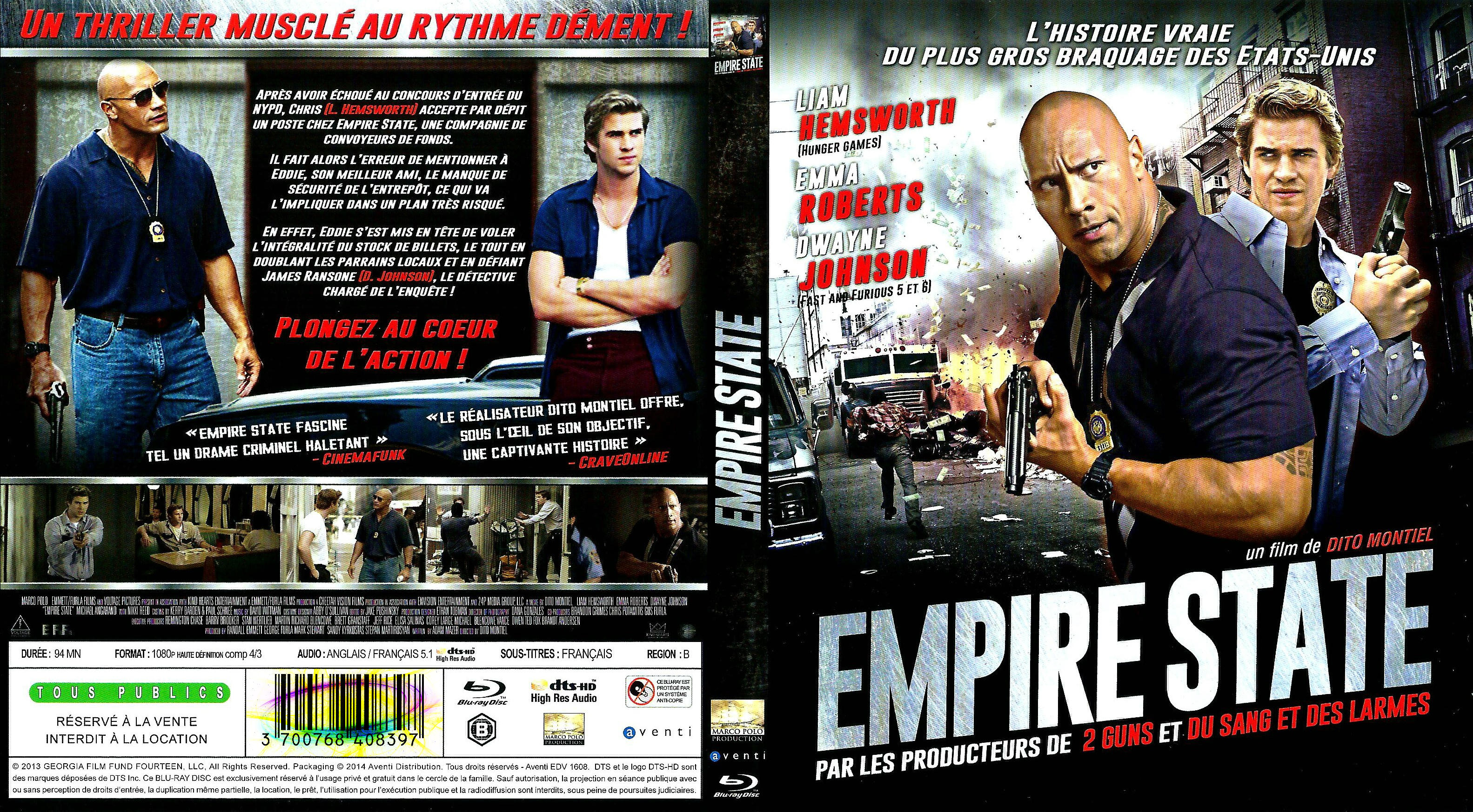 Jaquette DVD Empire state (BLU-RAY)