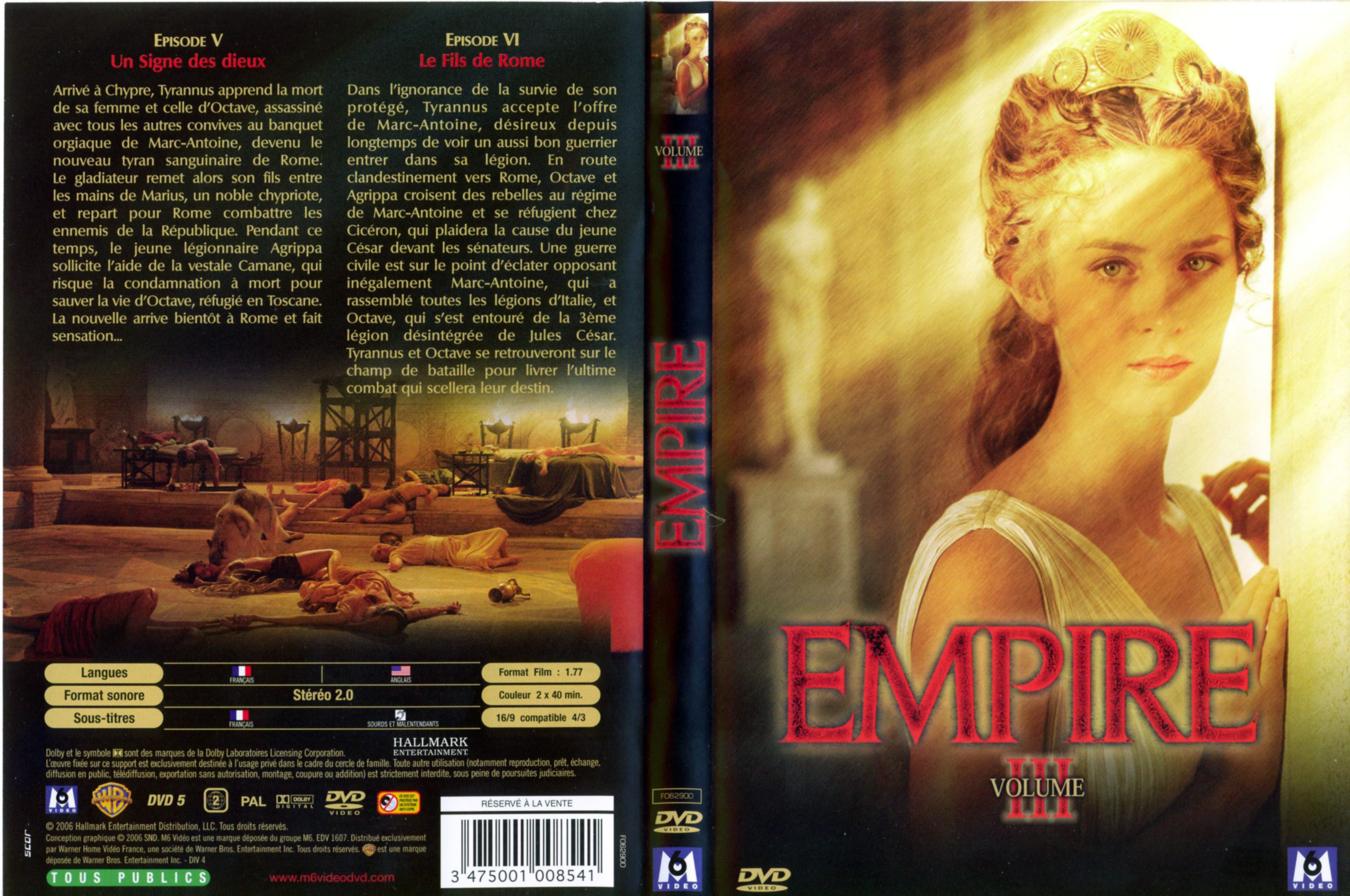 Jaquette DVD Empire vol 3