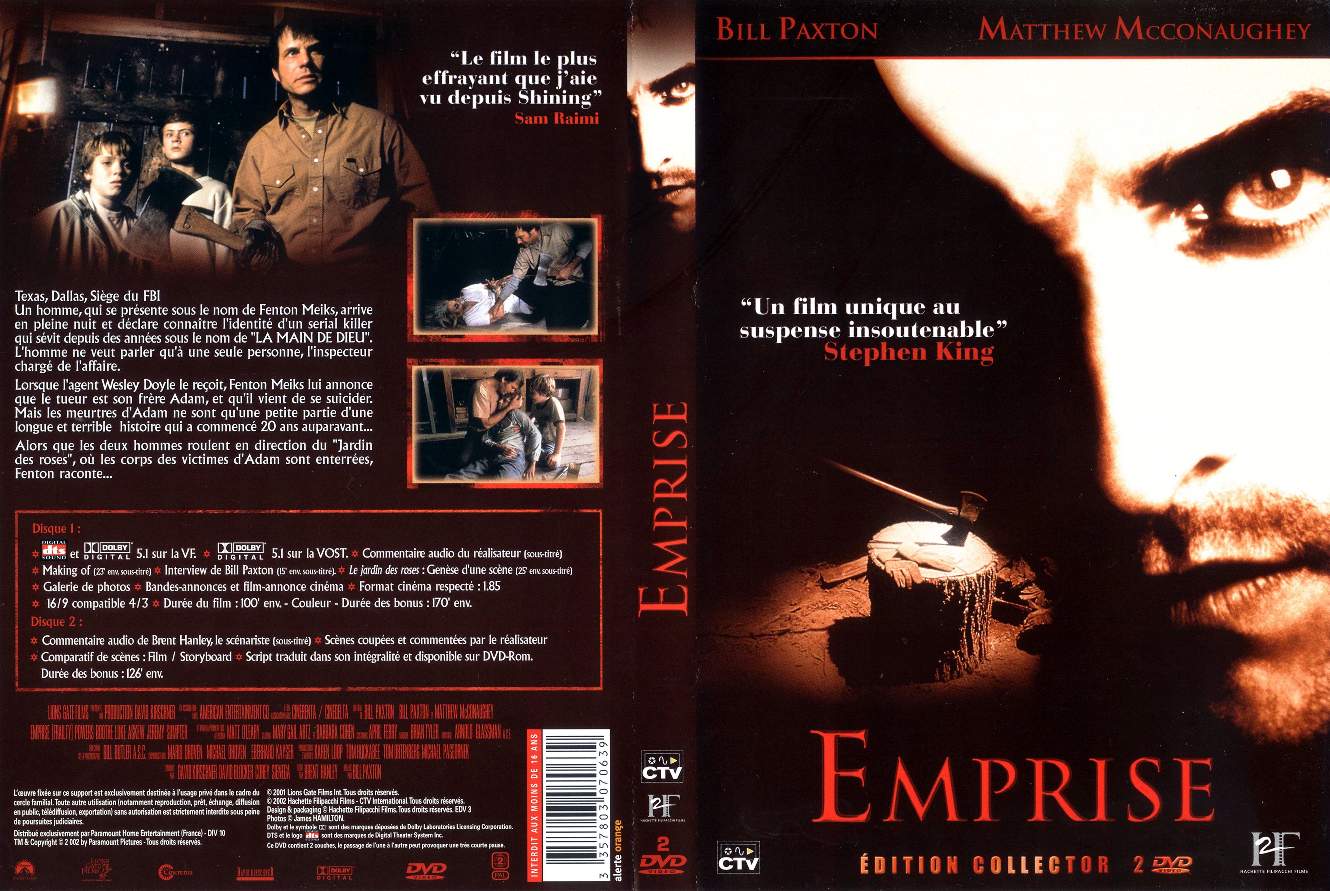 Jaquette DVD Emprise v3