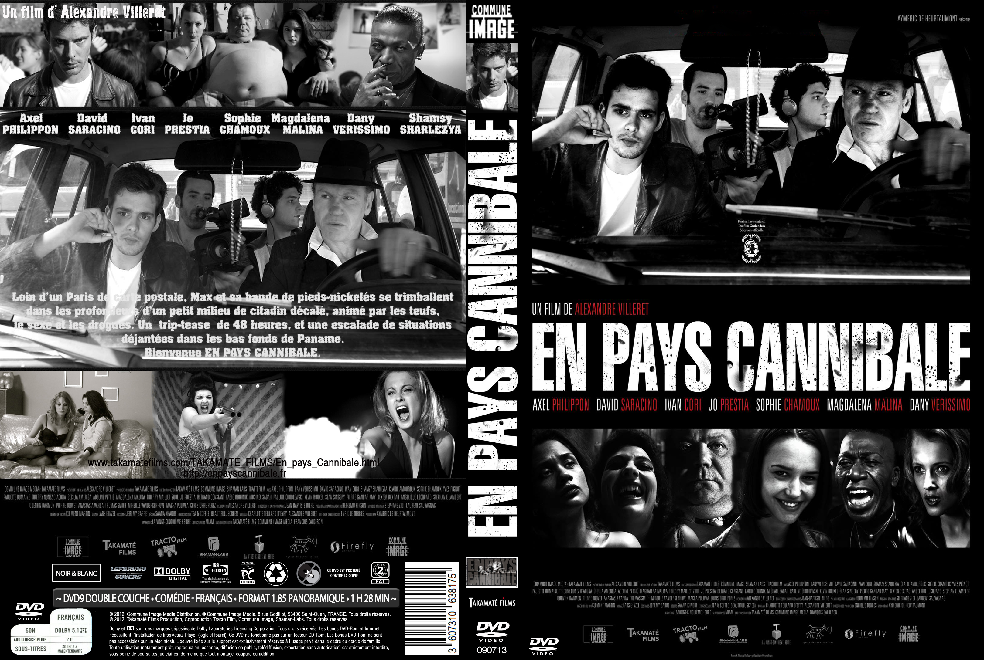 Jaquette DVD En Pays Cannibale custom