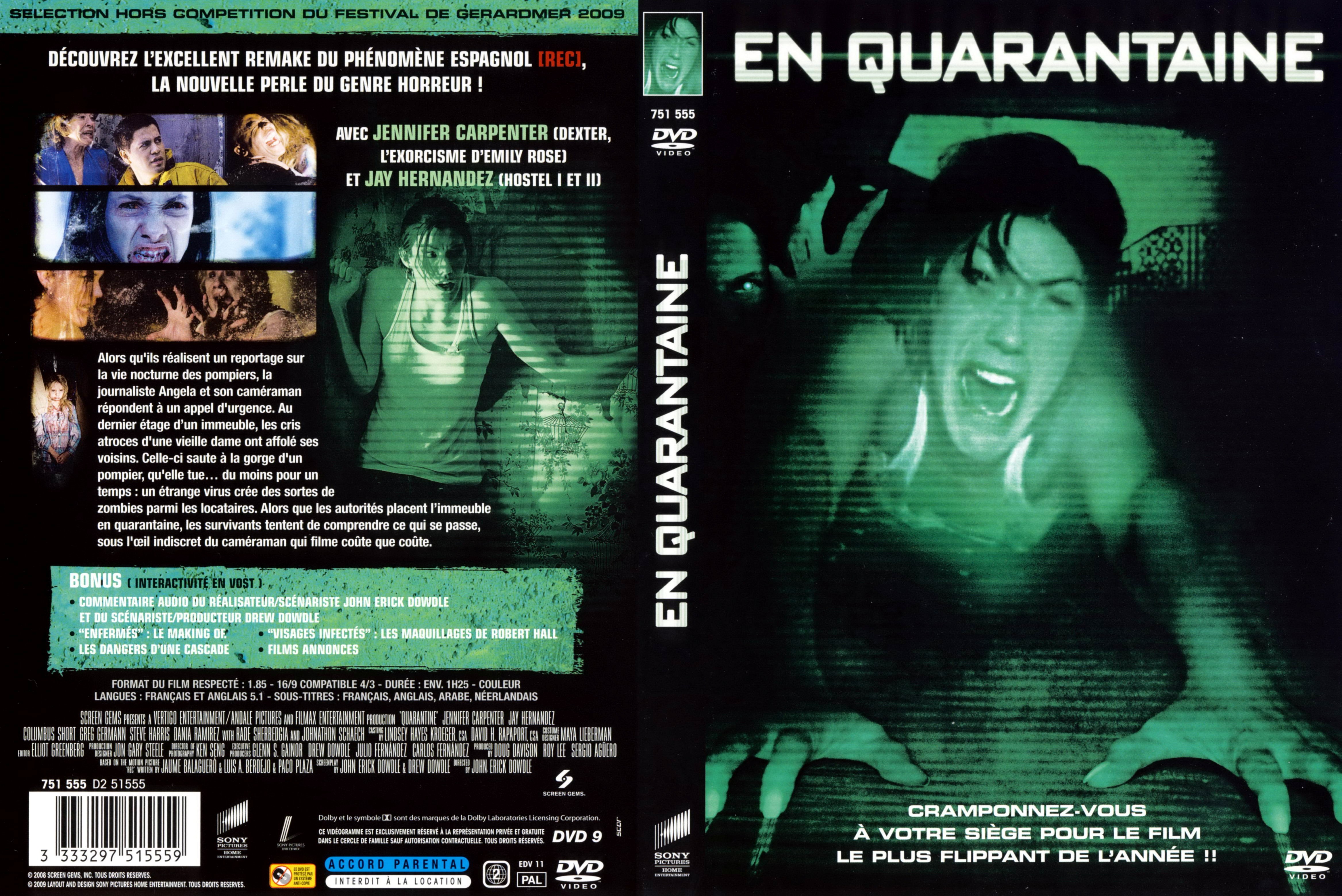 Jaquette DVD En Quarantaine