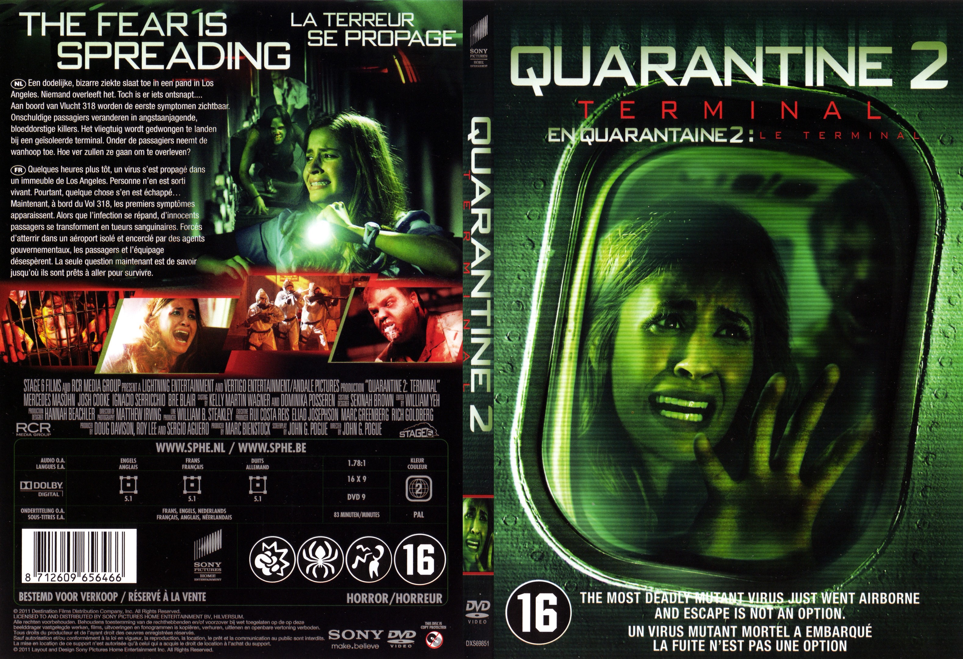 Jaquette DVD En Quarantaine 2 - SLIM